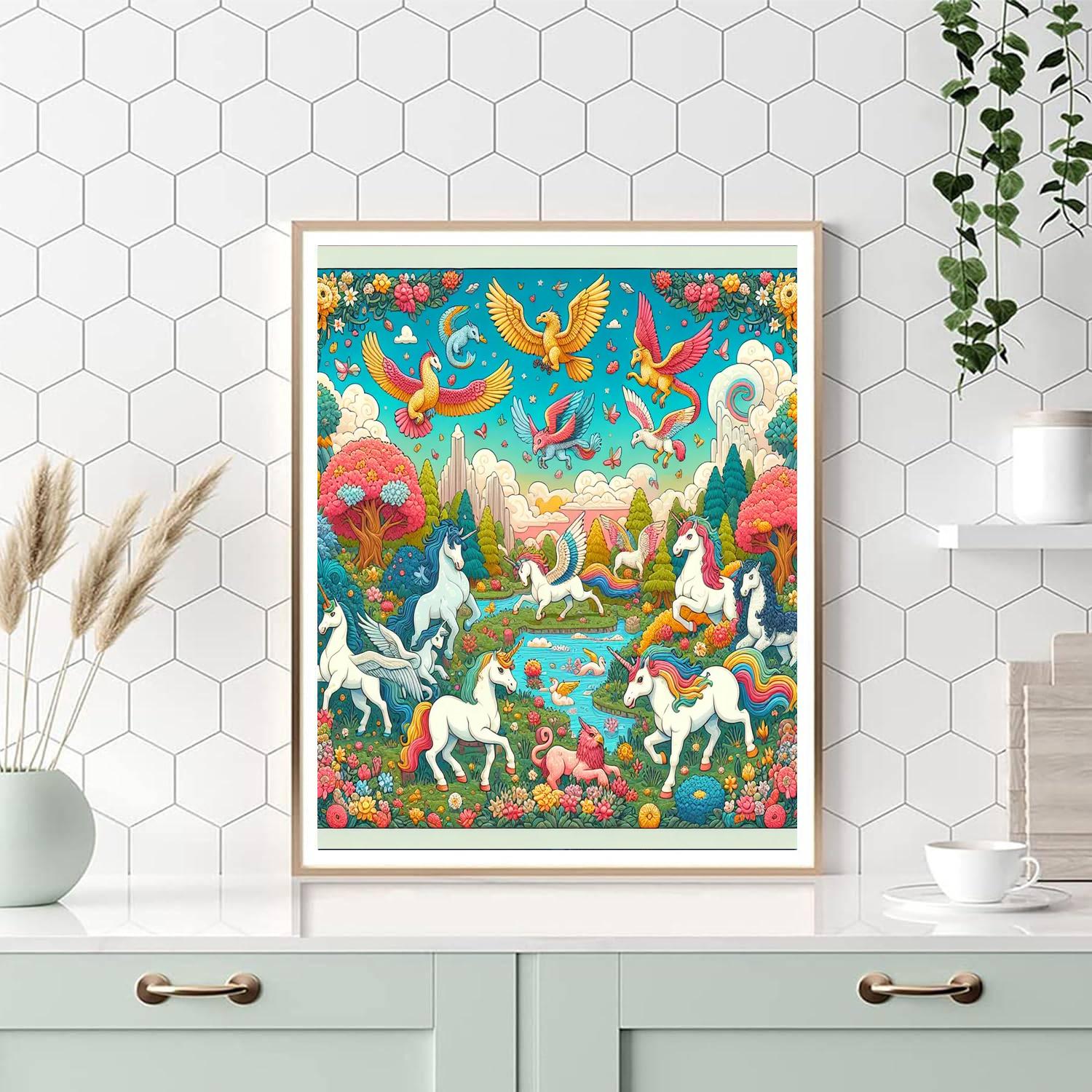 Fantasy Animal Kingdom Adventure Numbered Painting Kits