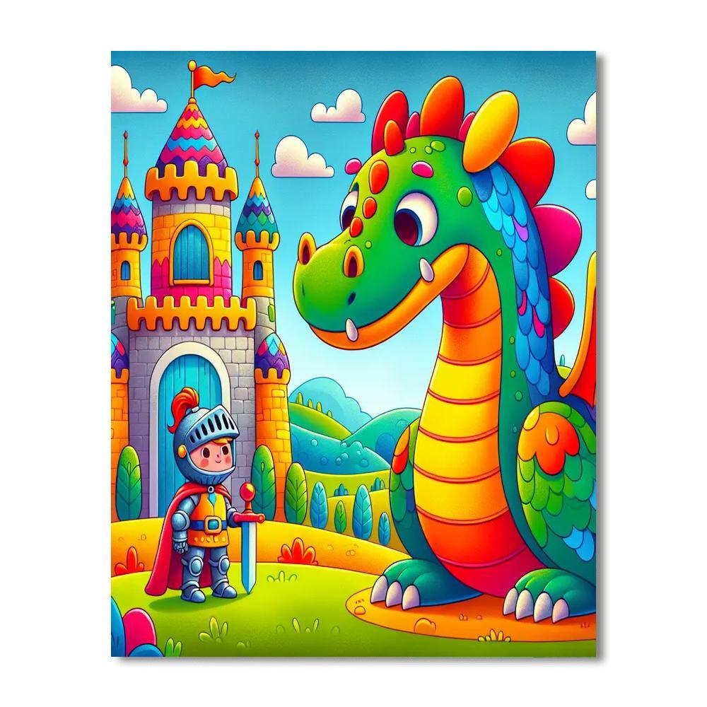 Fairytale Fantasy Quest Paint By Numbers Art