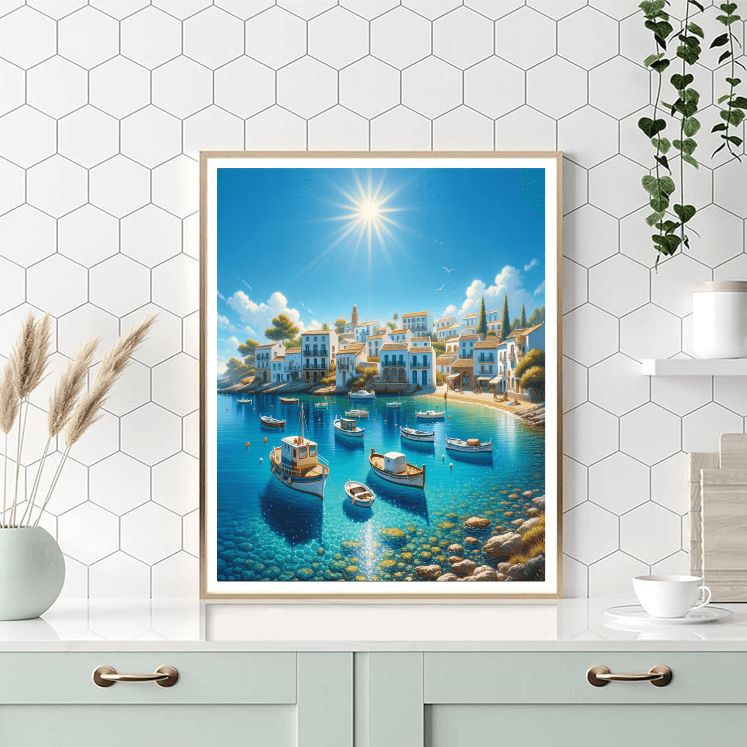 Mediterranean Delight DIY Paint By Numbers