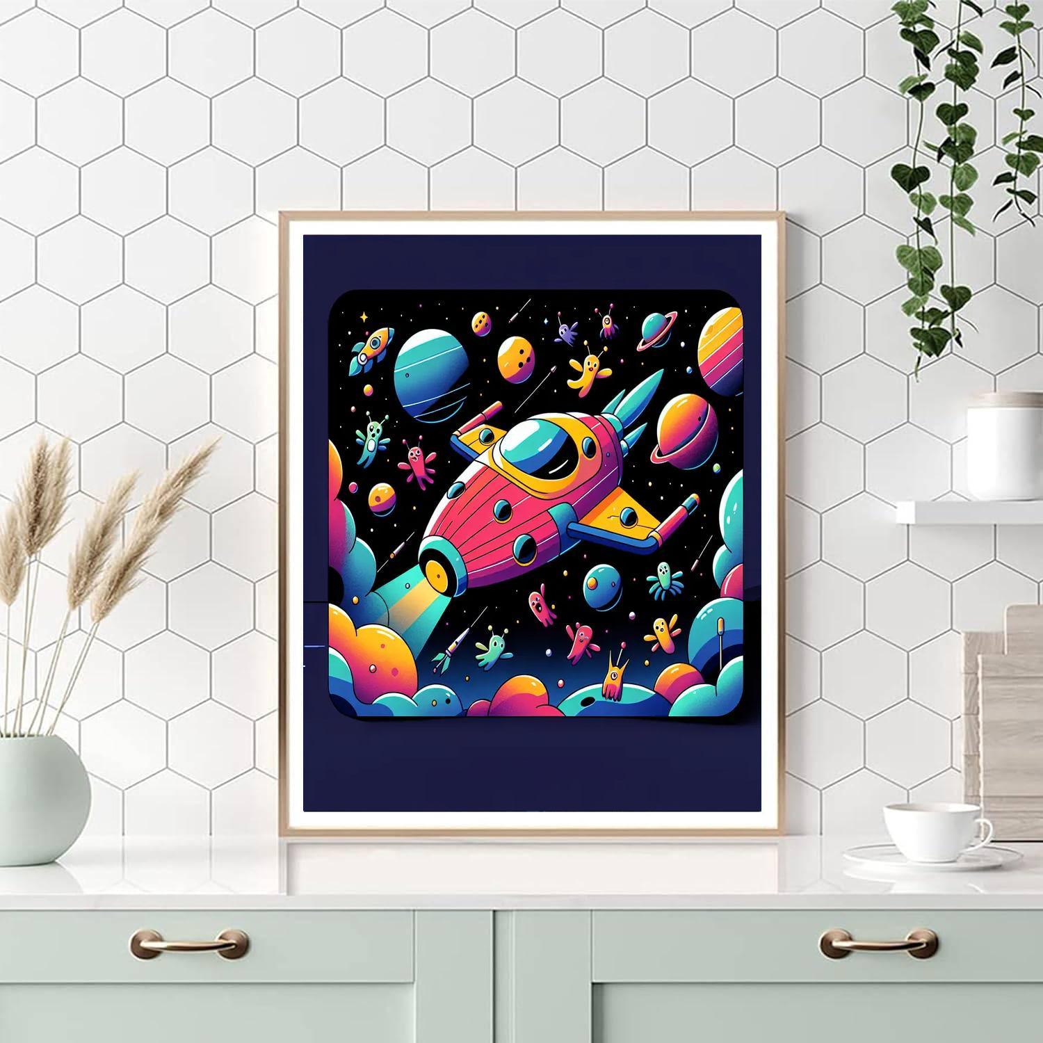 Cosmic Explorers Paint By Number