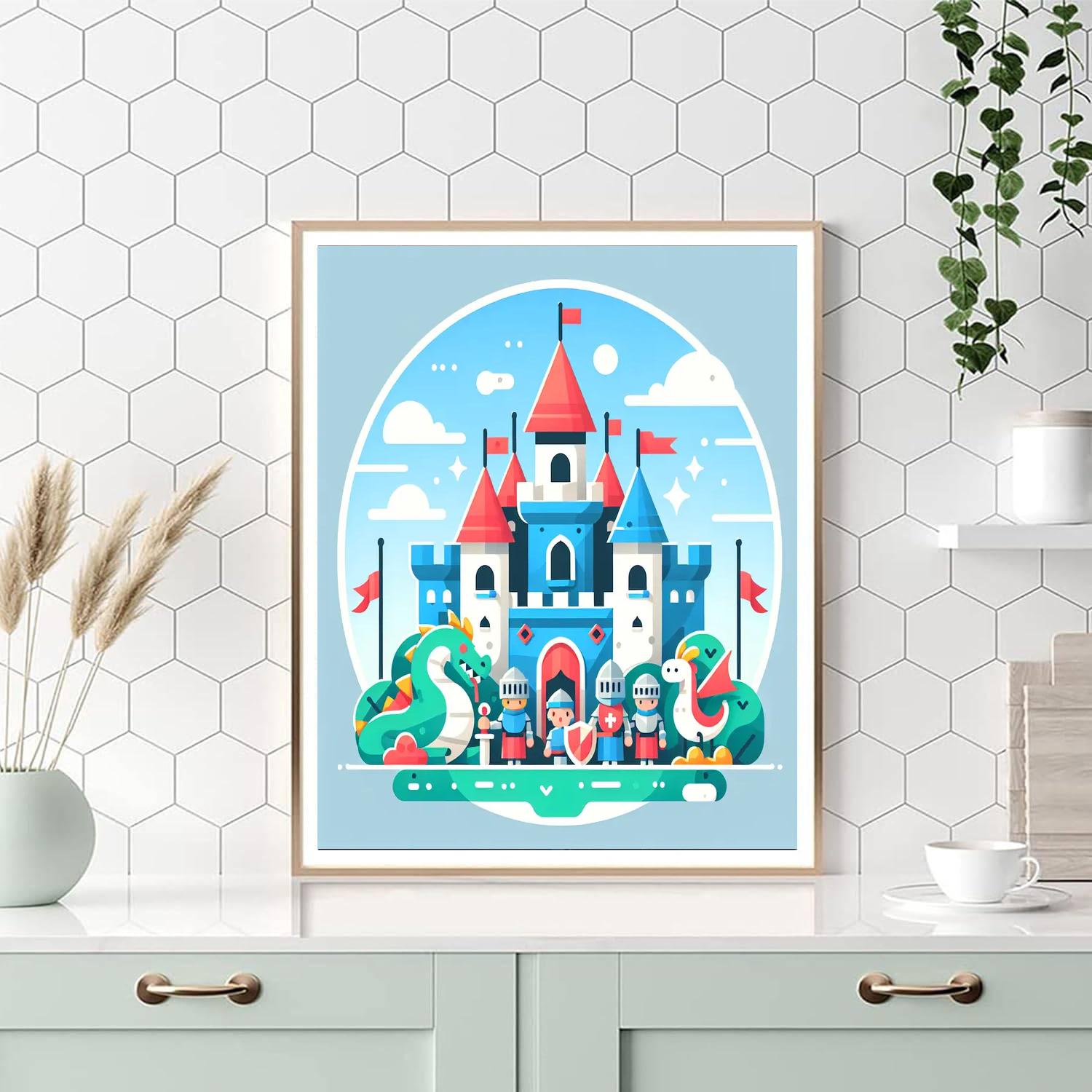 Mystery At The Castle Paint By Numbers Art