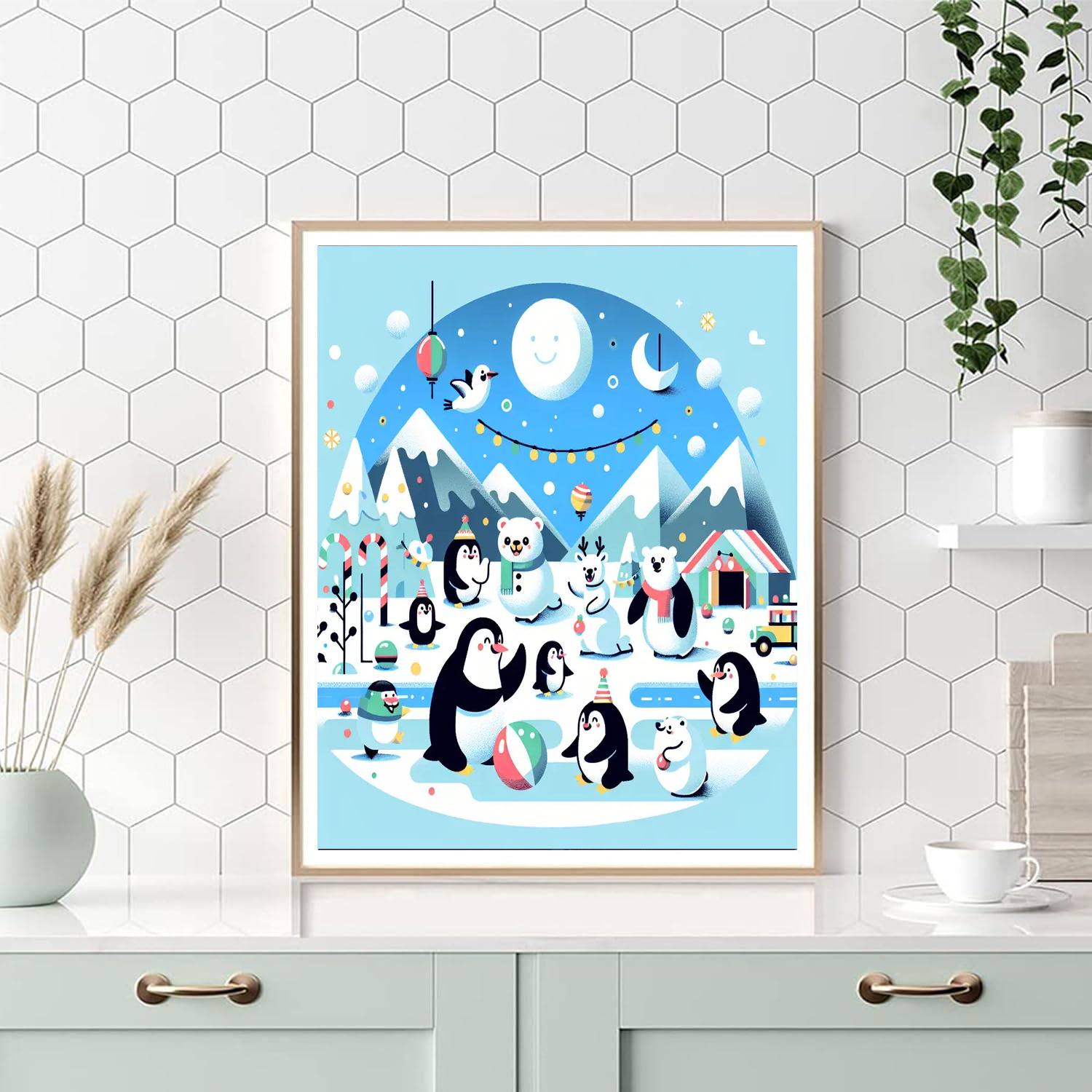 Arctic Friends Festival DIY Paint By Numbers