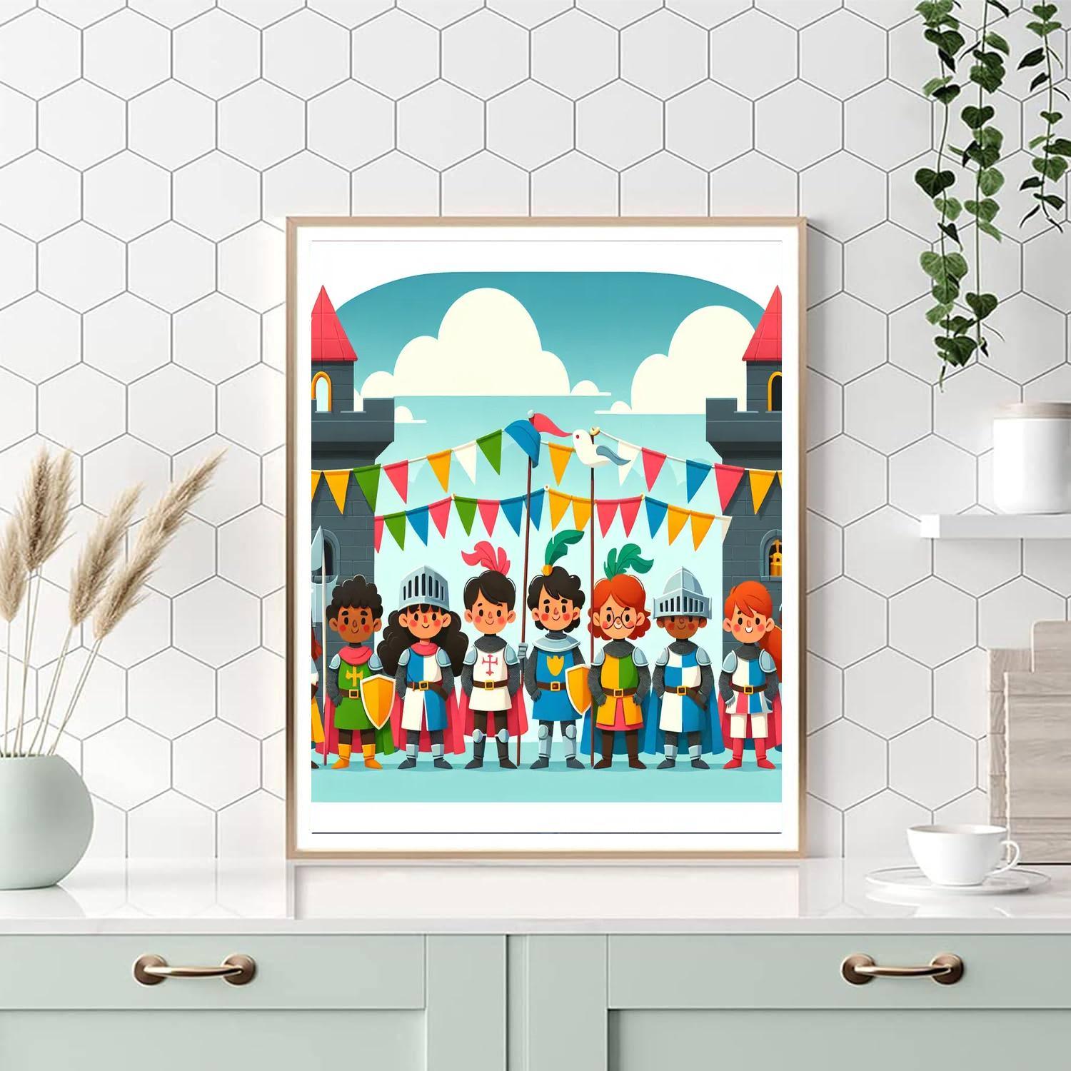 Royal Knights Challenge Numbered Painting Kits