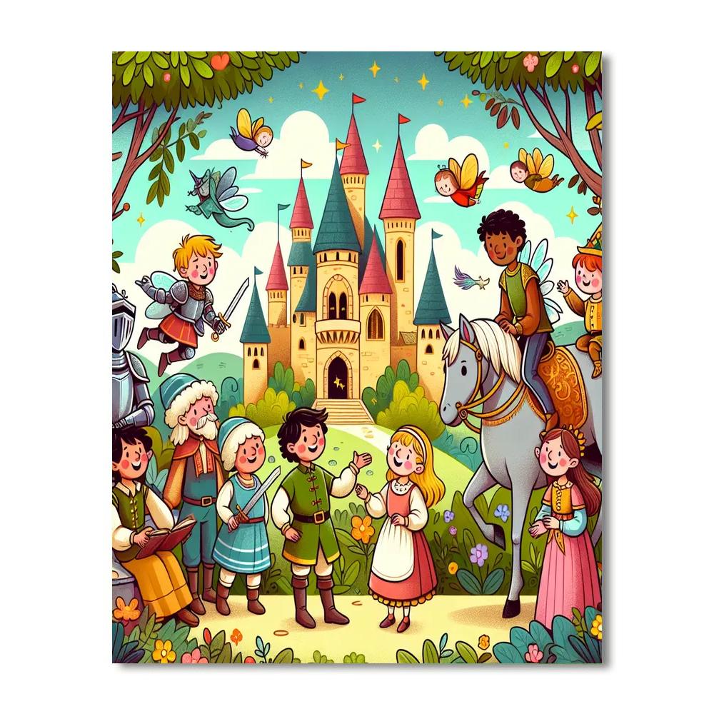 Fabulous Fairy Tale Journey Painting By Numbers Kit