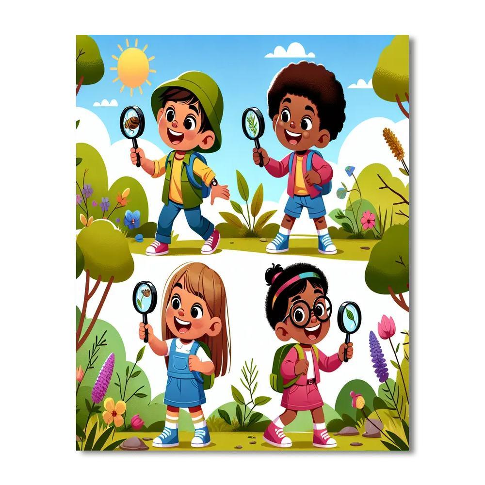 Joyful Nature Explorers Number Painting