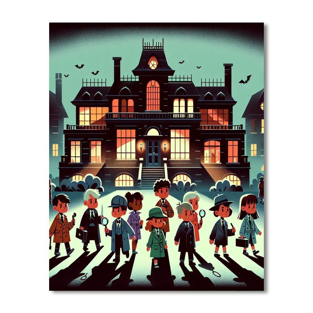 Mystery Mansion Investigation Paint By Numbers
