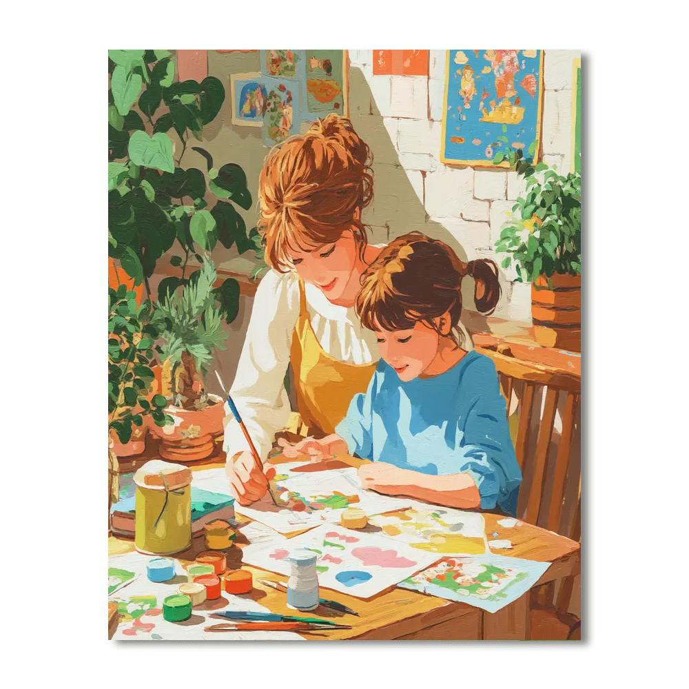 Mother's Day Card Crafting Paint By Numbers Kits