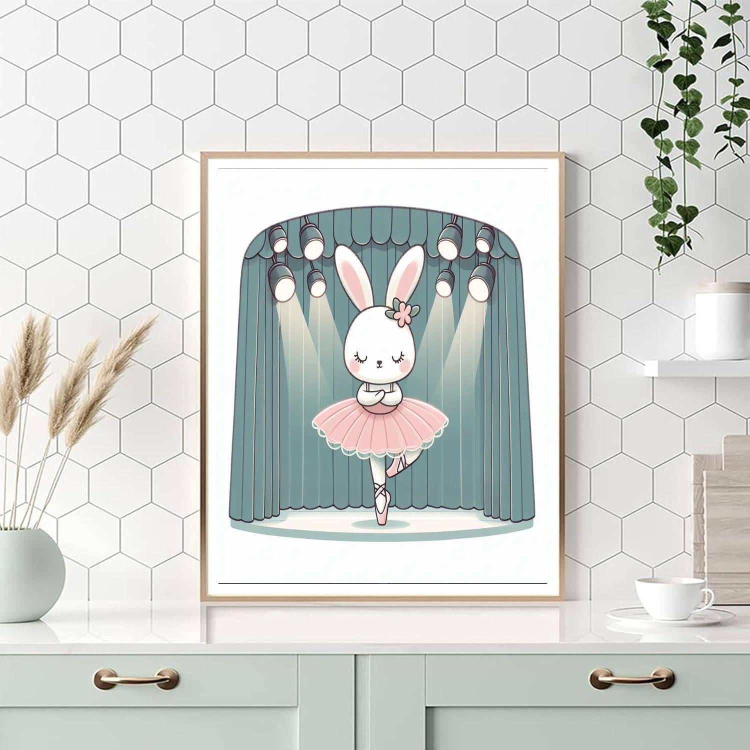 Ballet Bunny's Performance Numbered Painting Kits