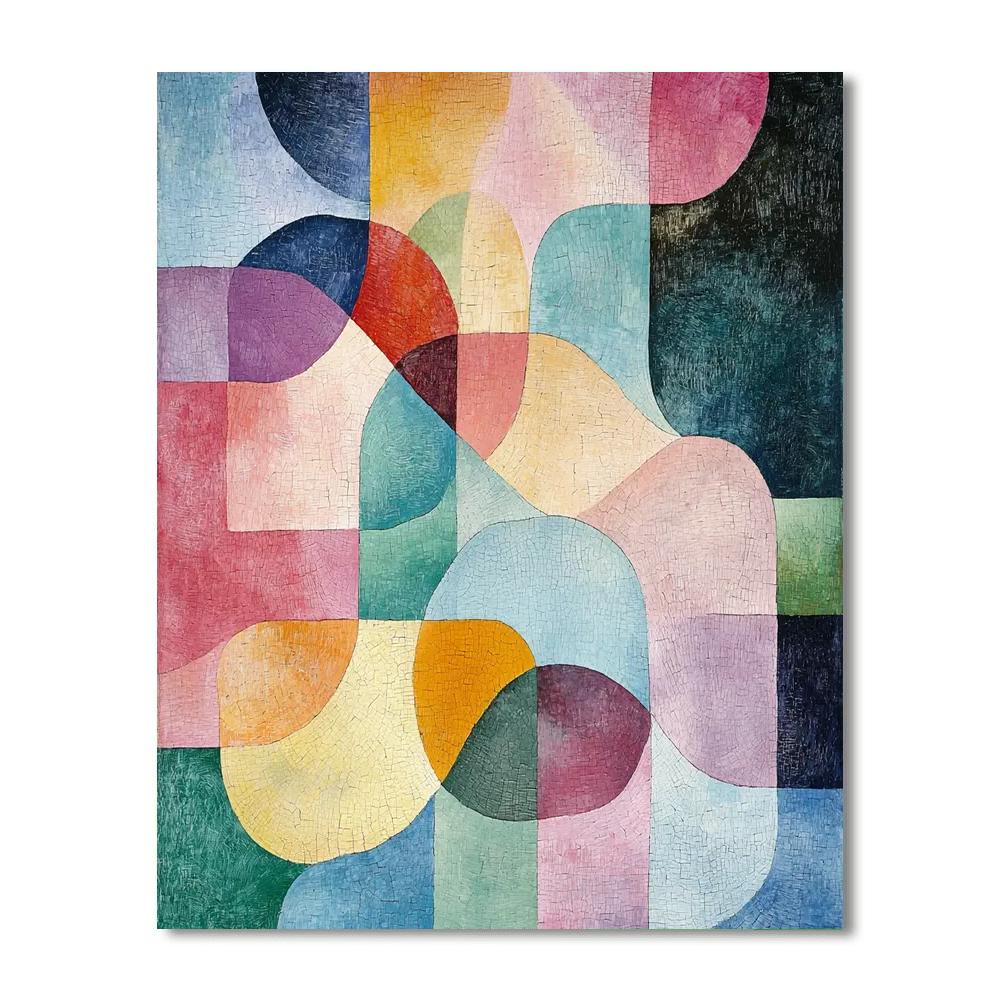 Paul Klee Inspired Lyrical Forms  Numbered Painting Kits