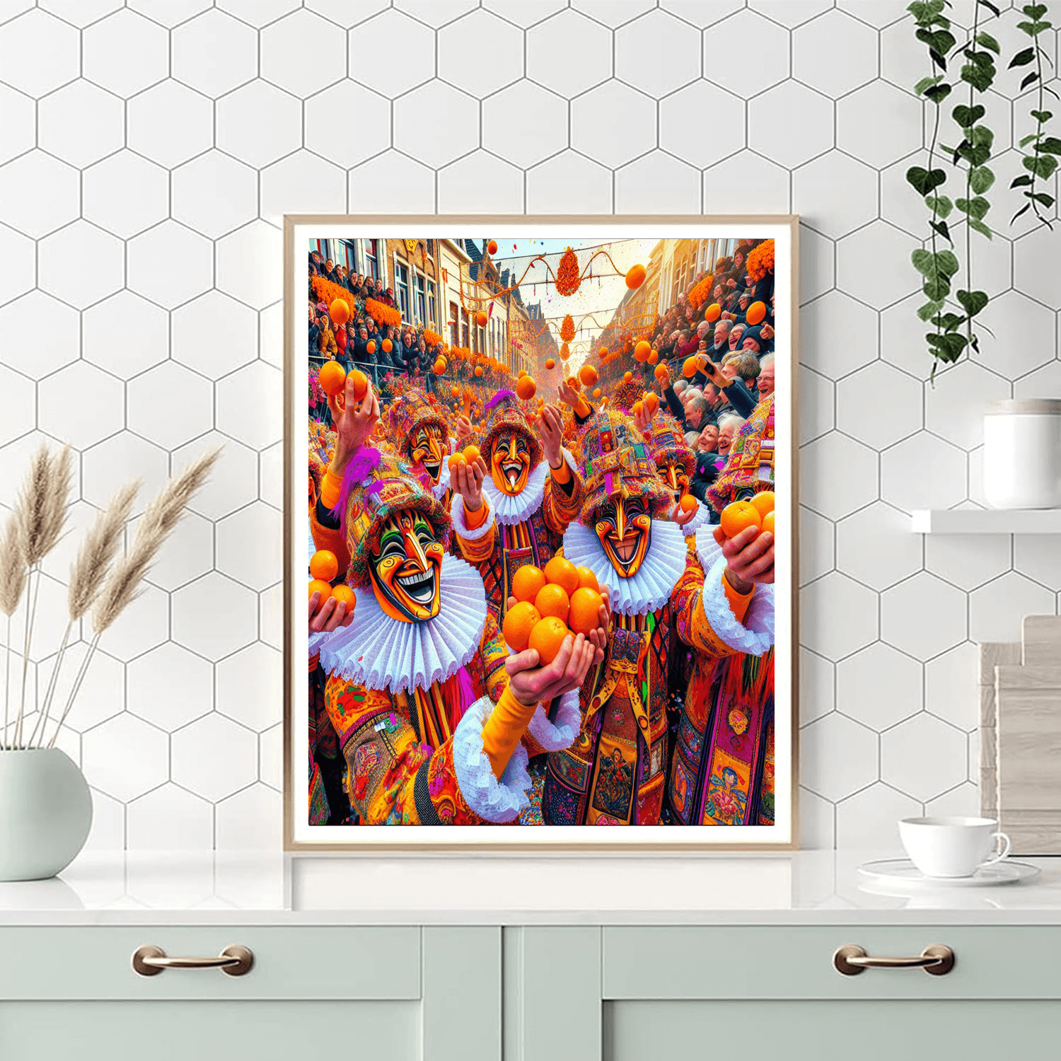 Karnaval De Binche Paint By Numbers Kits