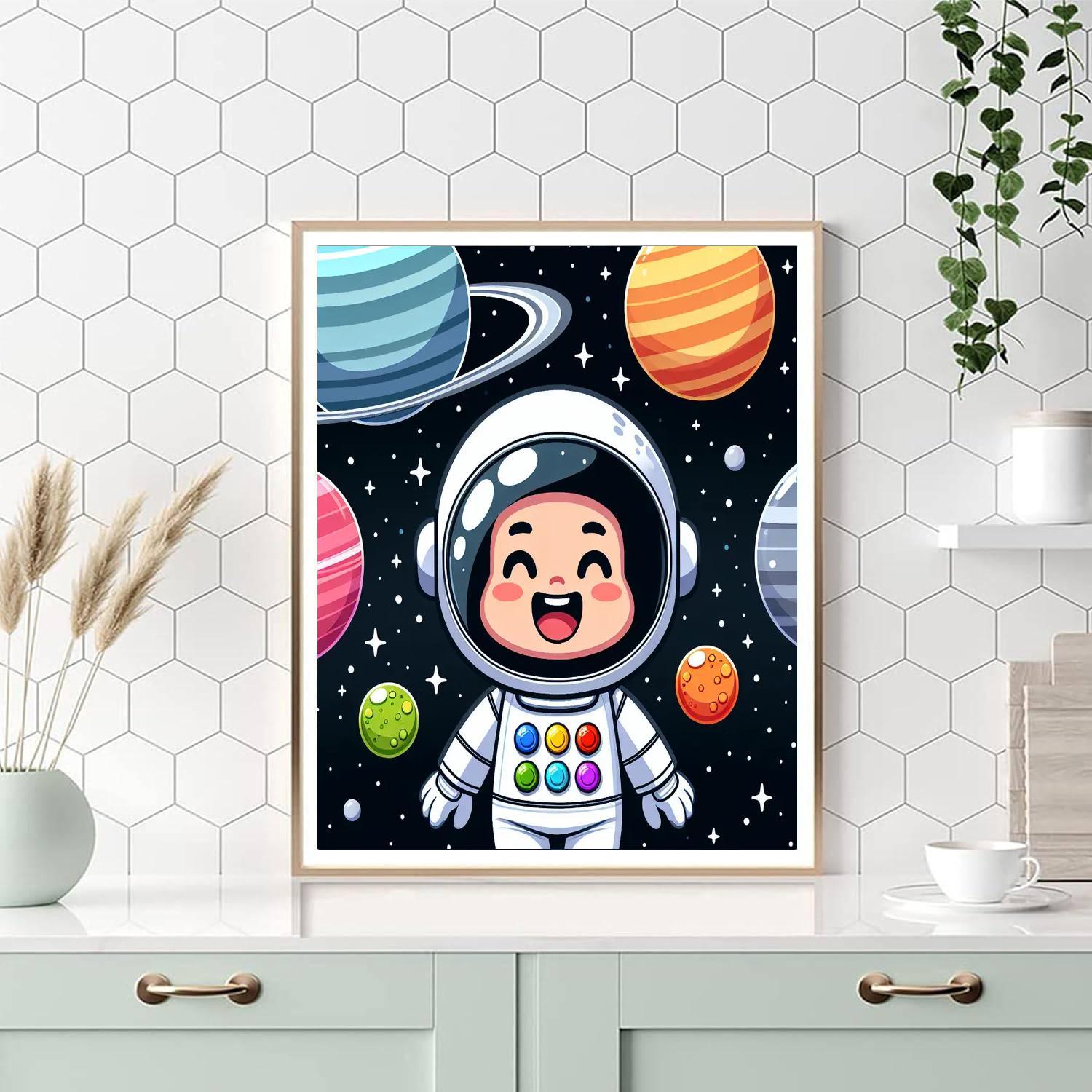 Galactic Galaxy Getaway Painting By Numbers Kit