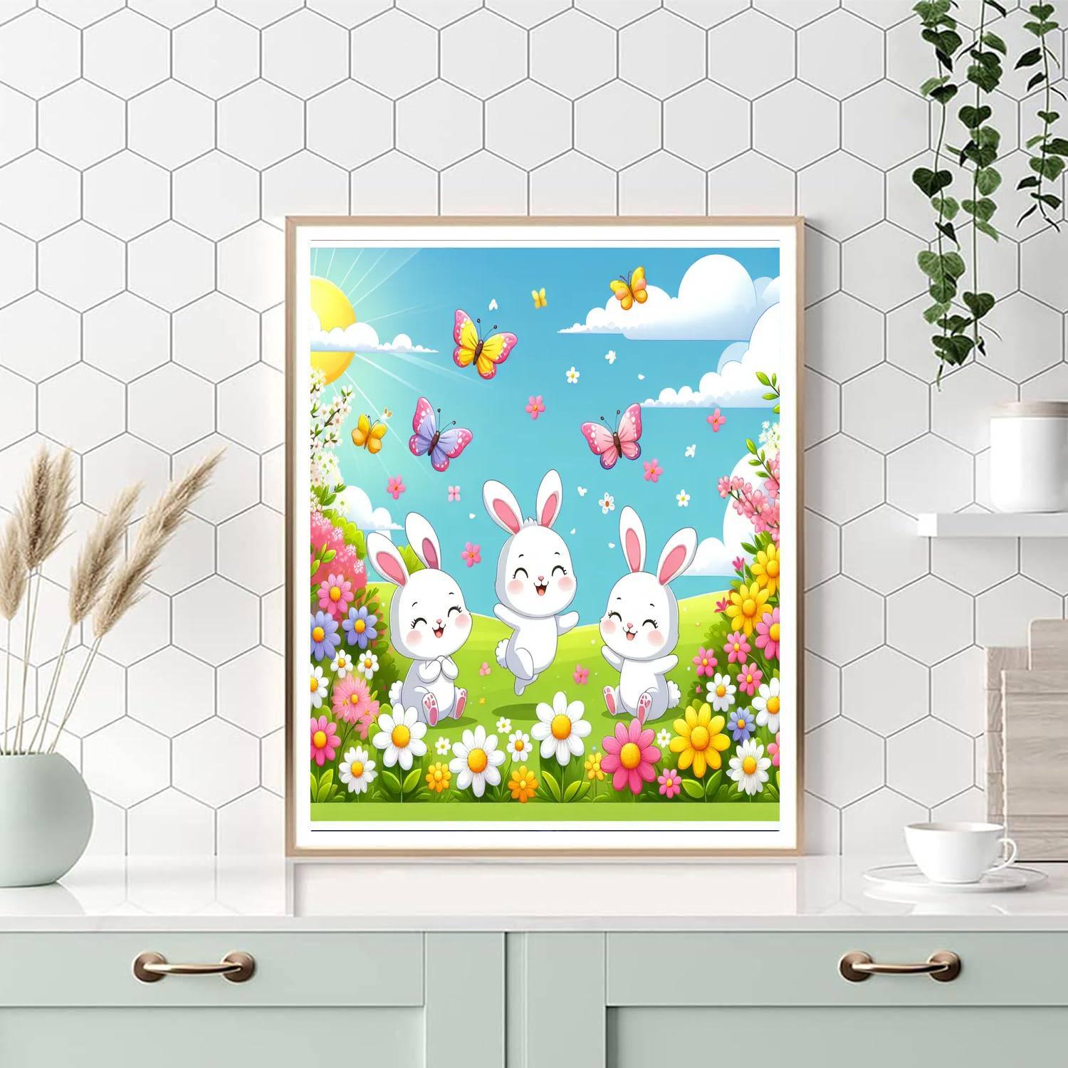 Playful Springtime Adventure Paint By Number