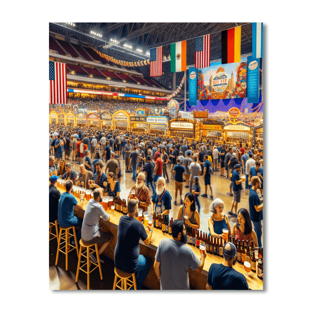 The Great American Beer Festival - Usa Paint By Numbers