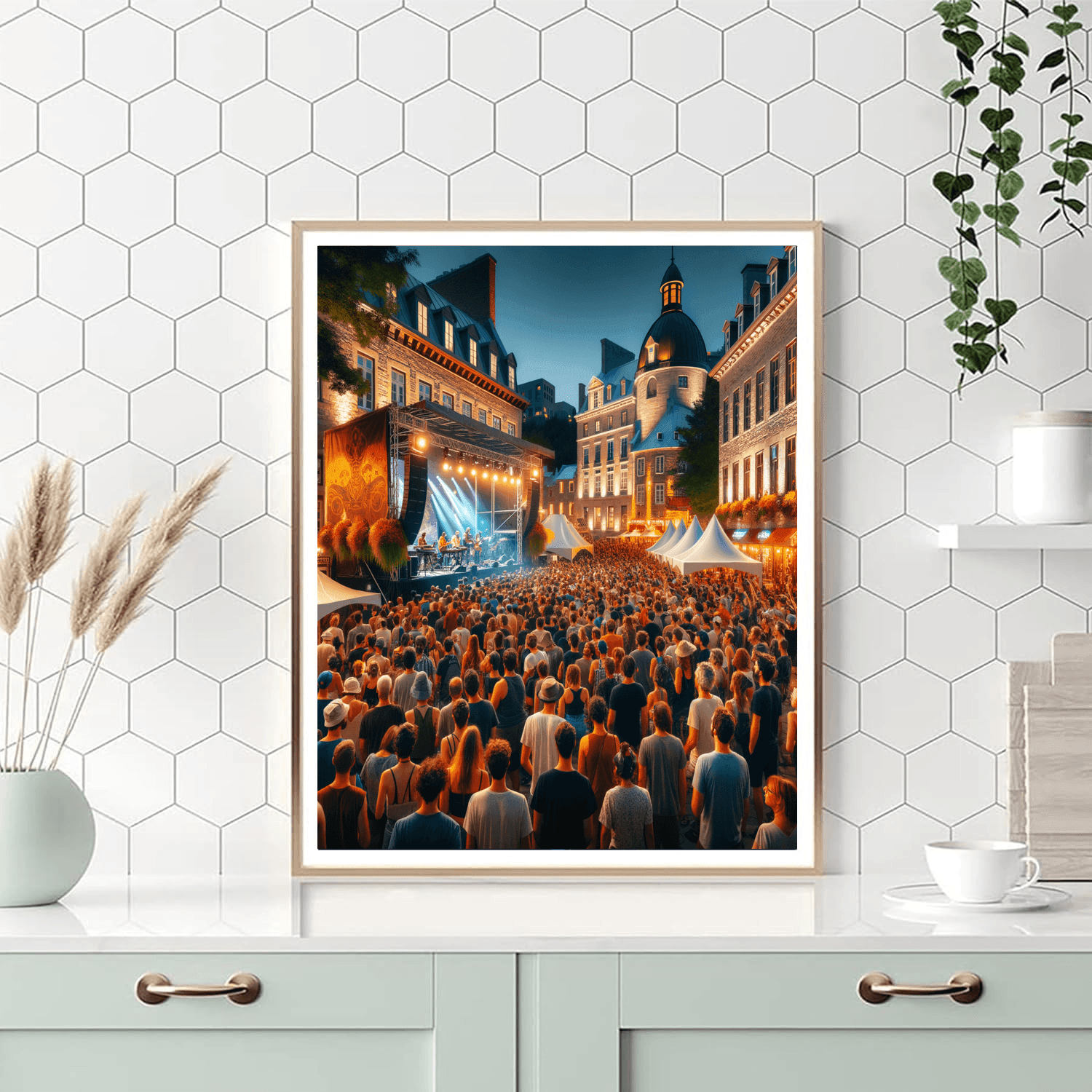 Quebec City Summer Festival - Canada Painting By Numbers Kit