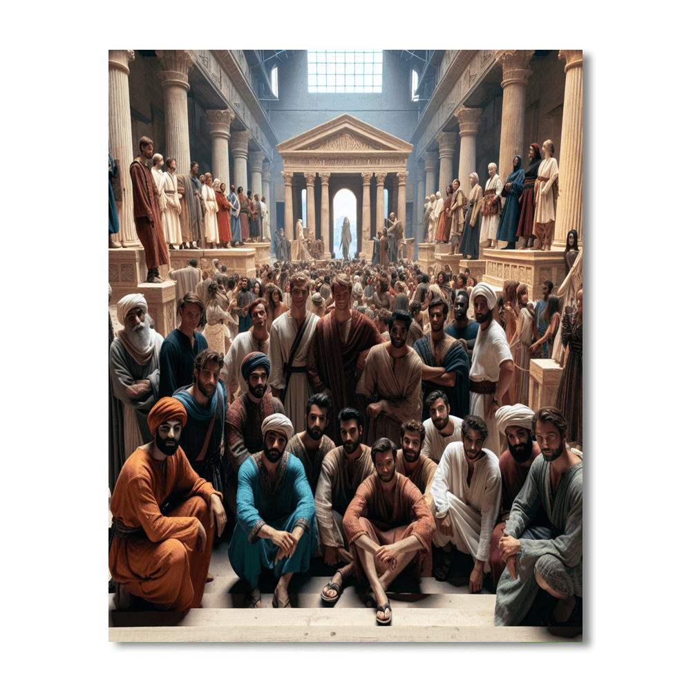 The International Festival Of Ancient Art Number Painting