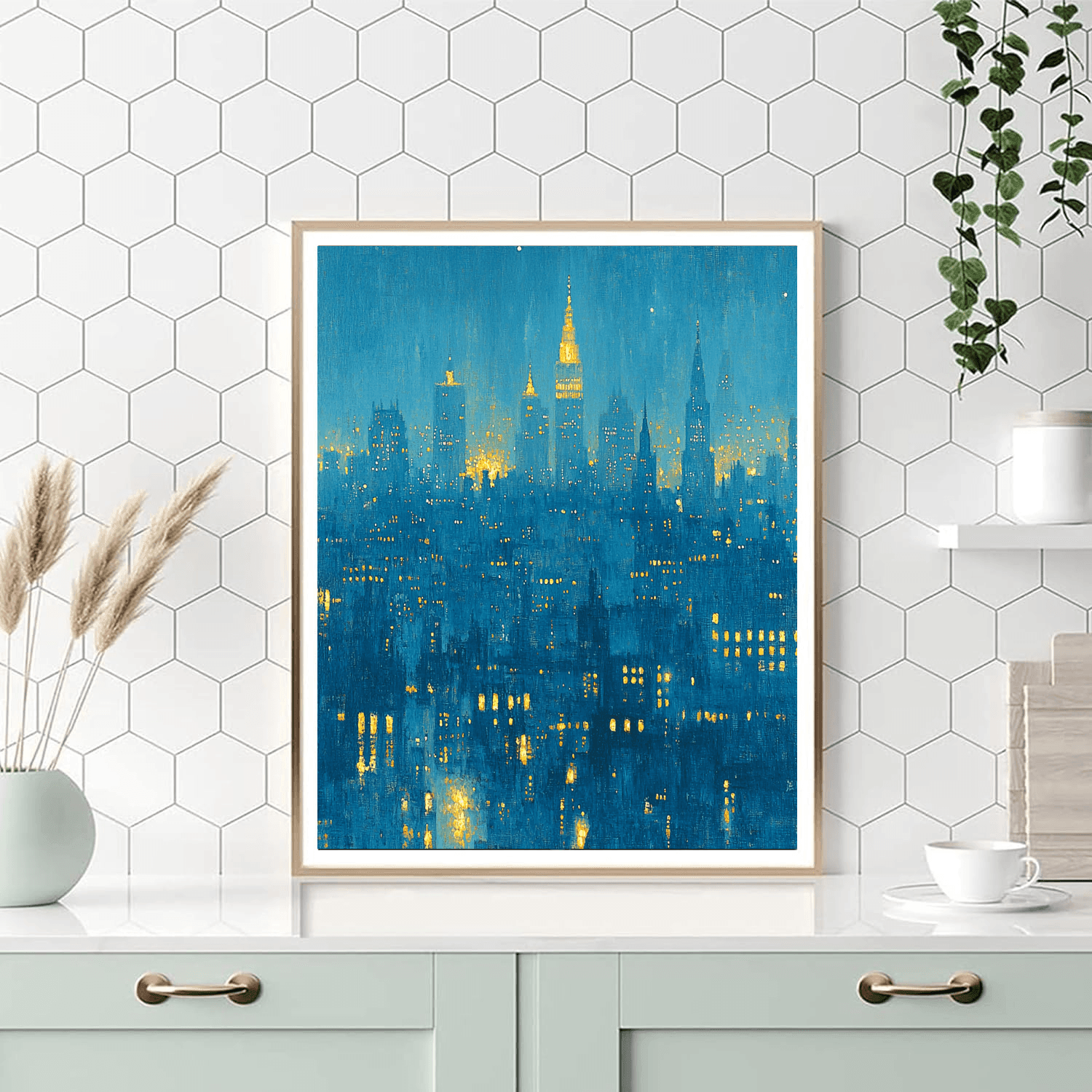 James McNeill Whistler Inspired Whistler's Nocturne Cityscape  Paint By Numbers Kits