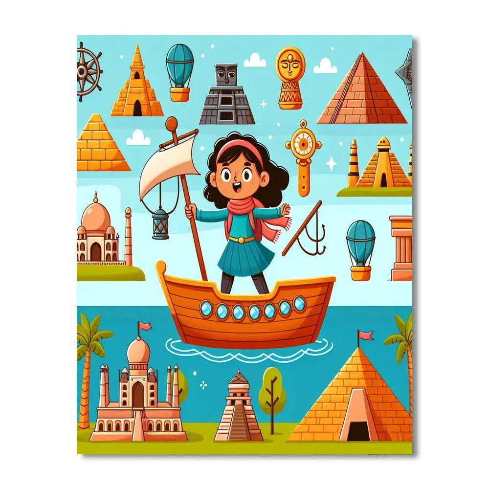 Historic Exploration Voyage Paint By Numbers Kits