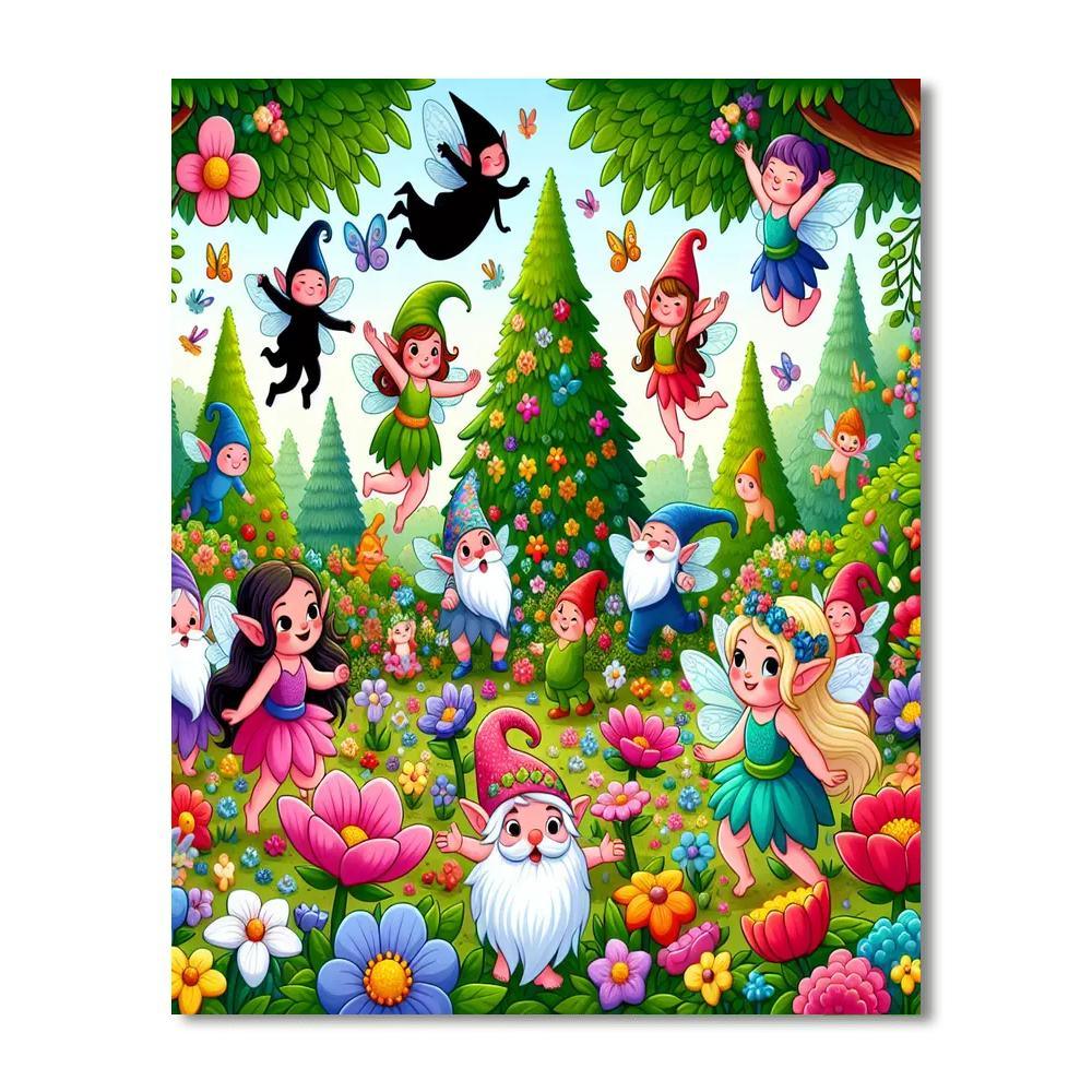 Journey To The Enchanted Forest Painting By Numbers Kit