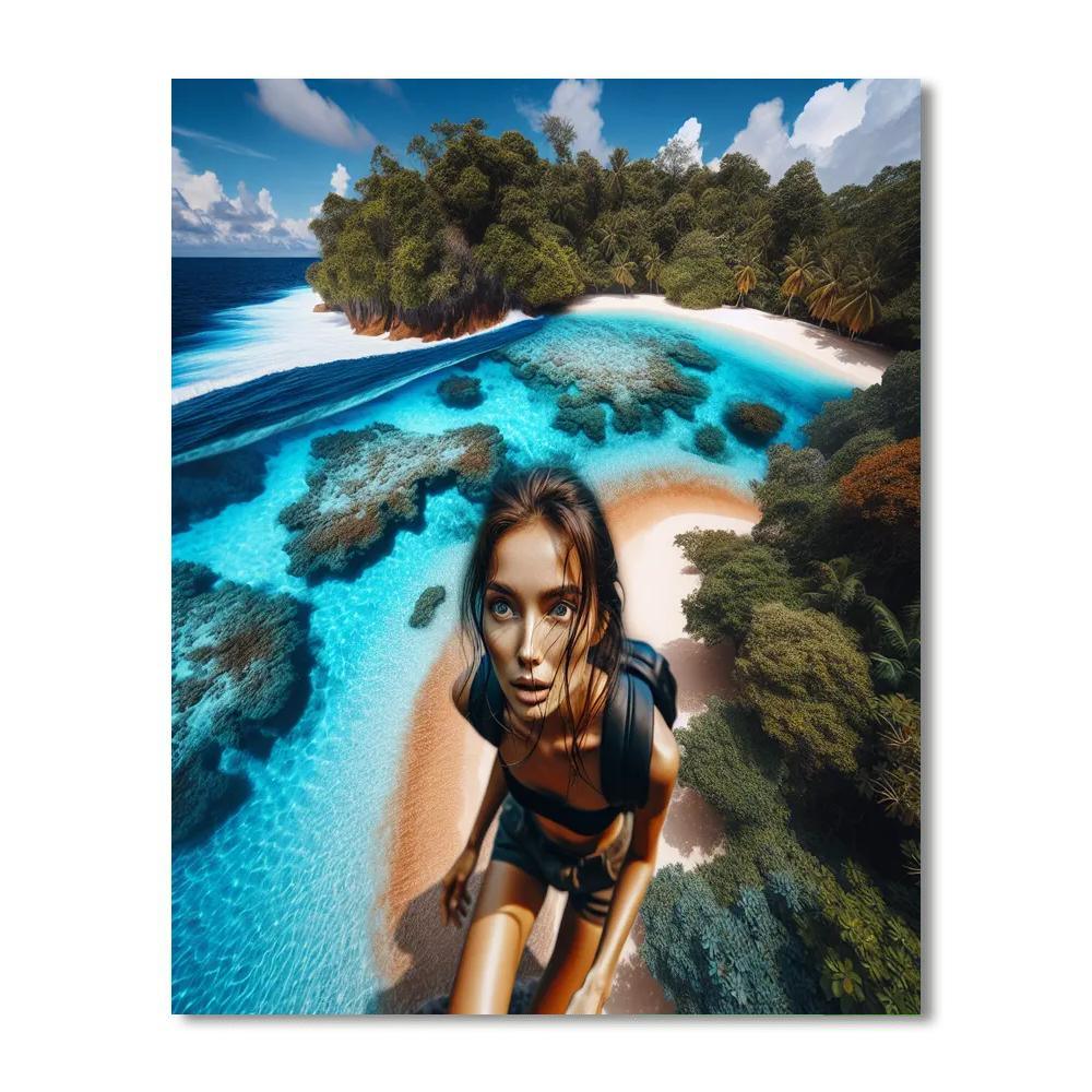 Moana's Island Spirit Painting By Numbers Kit