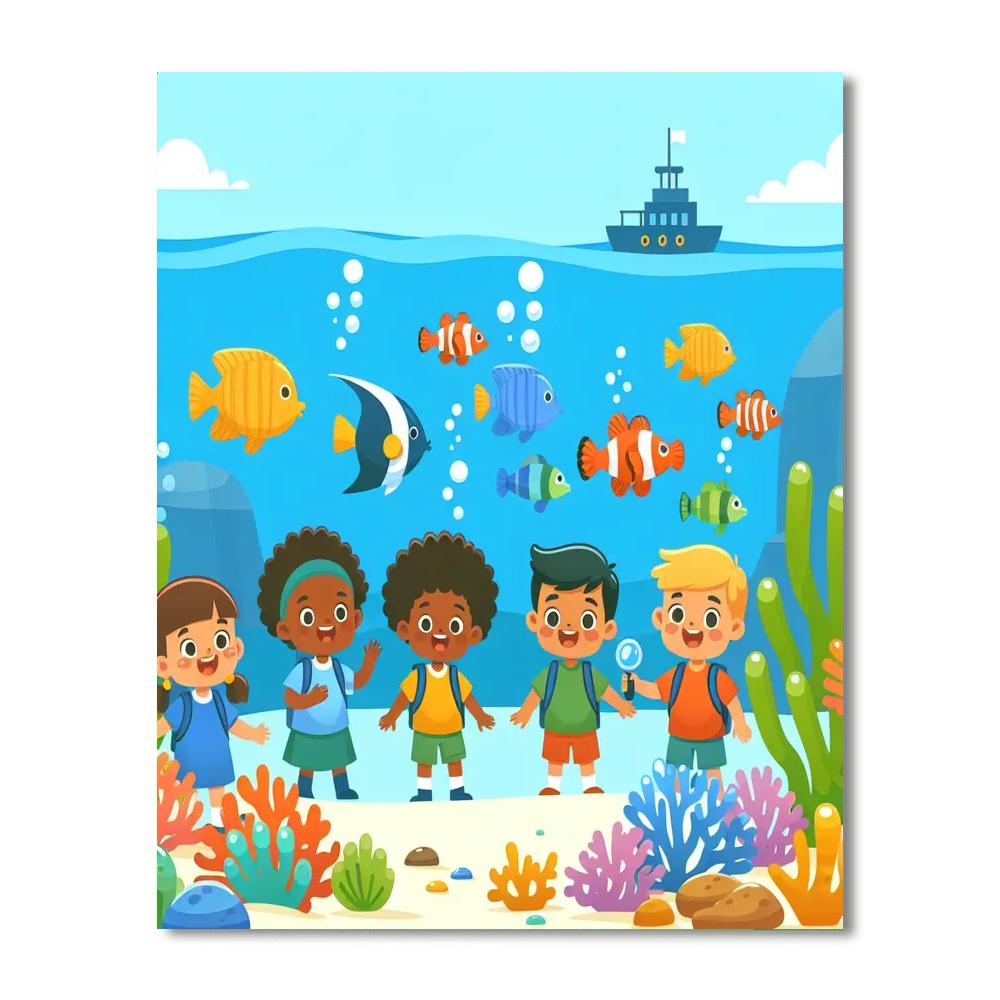 Ocean Explorers Quest Paint By Numbers