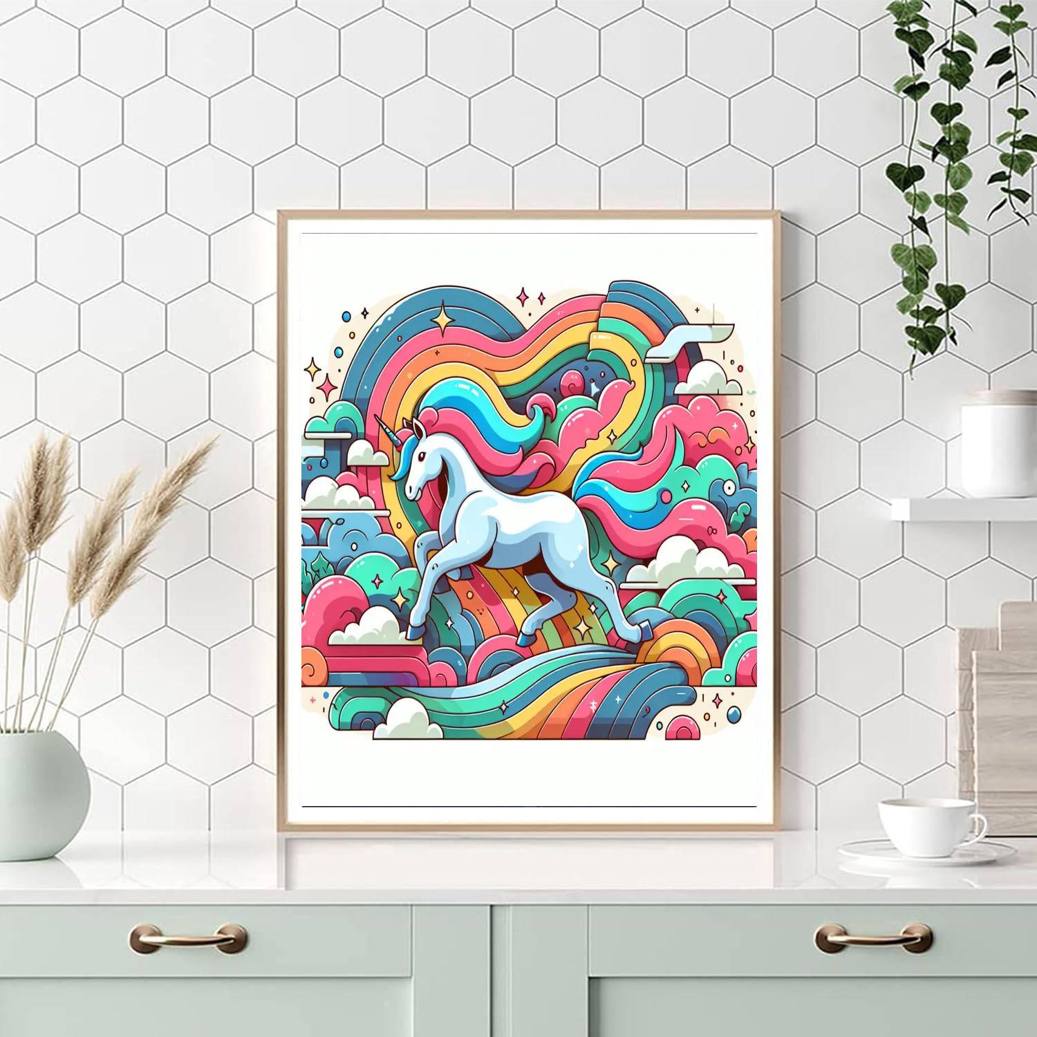 Fantasy Unicorn Ride Paint By Numbers Kits