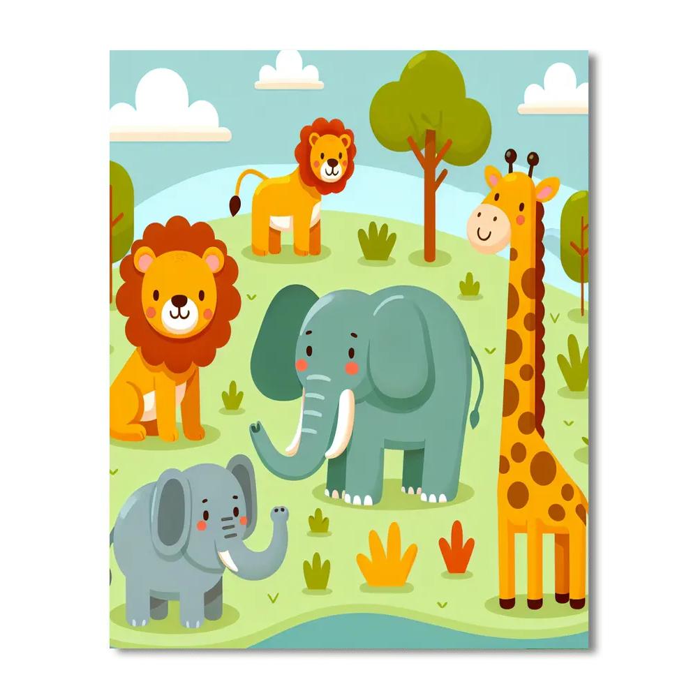 Zoo Day Adventure Paint By Color