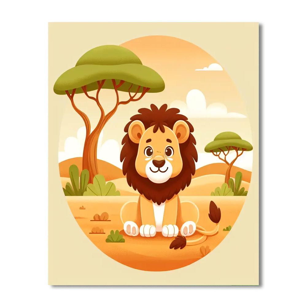 Safari Adventure With Leo The Lion Paint By Numbers