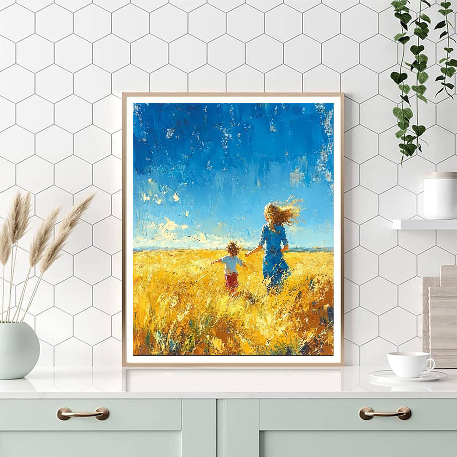 Fields Of Laughter Numbered Painting Kits