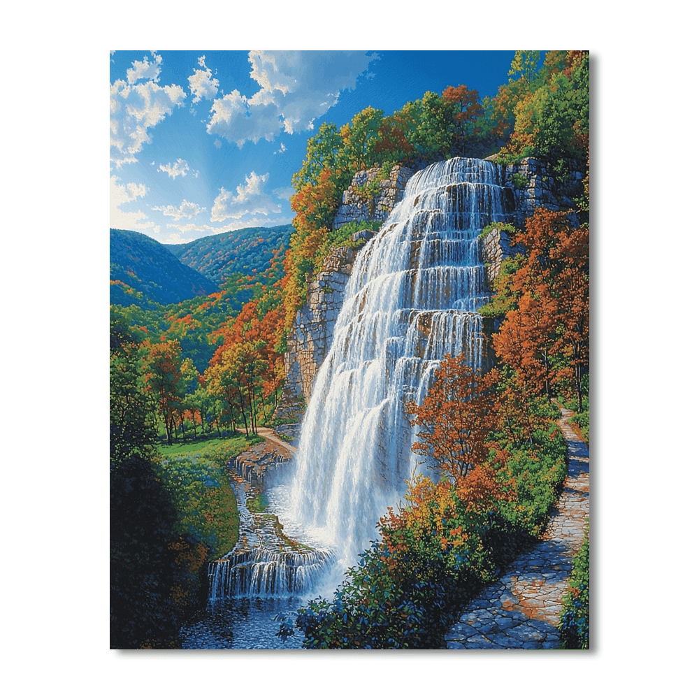 Cascada De Basaseachic Numbered Painting Kits