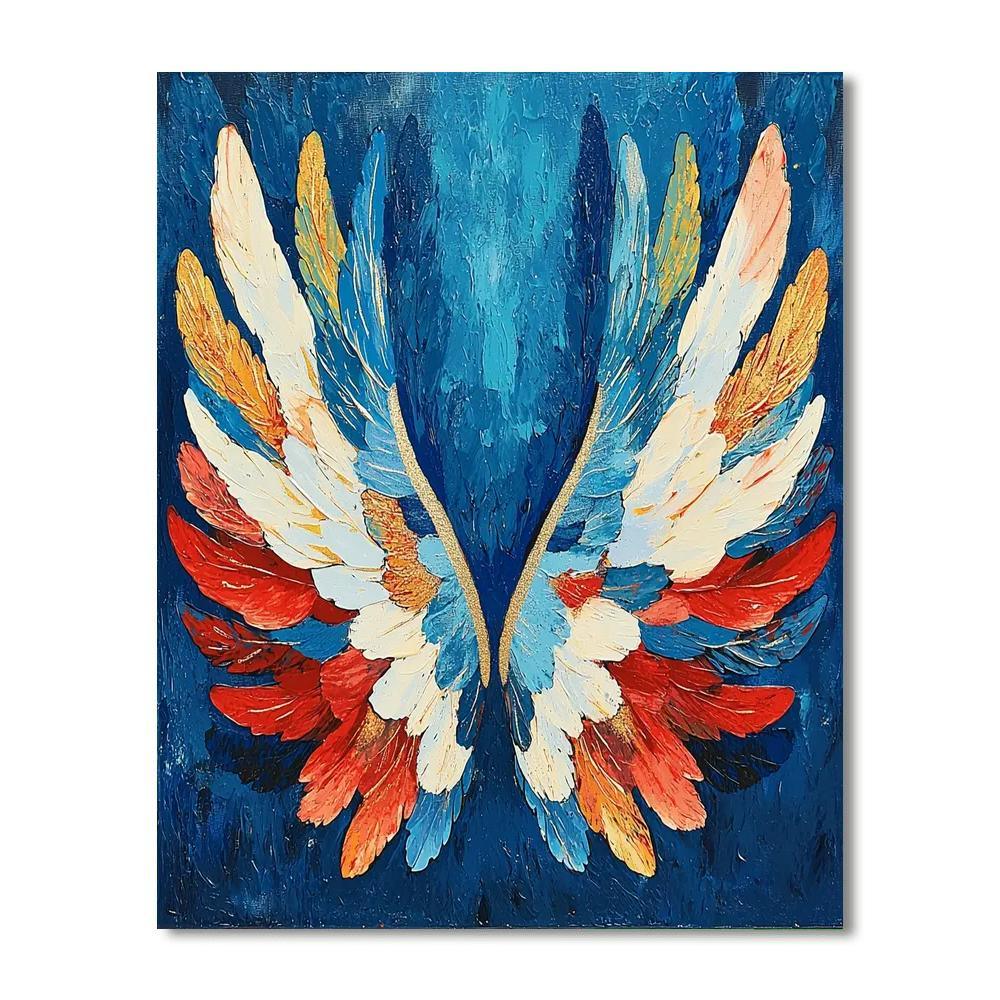 Frida Kahlo Inspired Wings Of Identity  Paint By Numbers Art