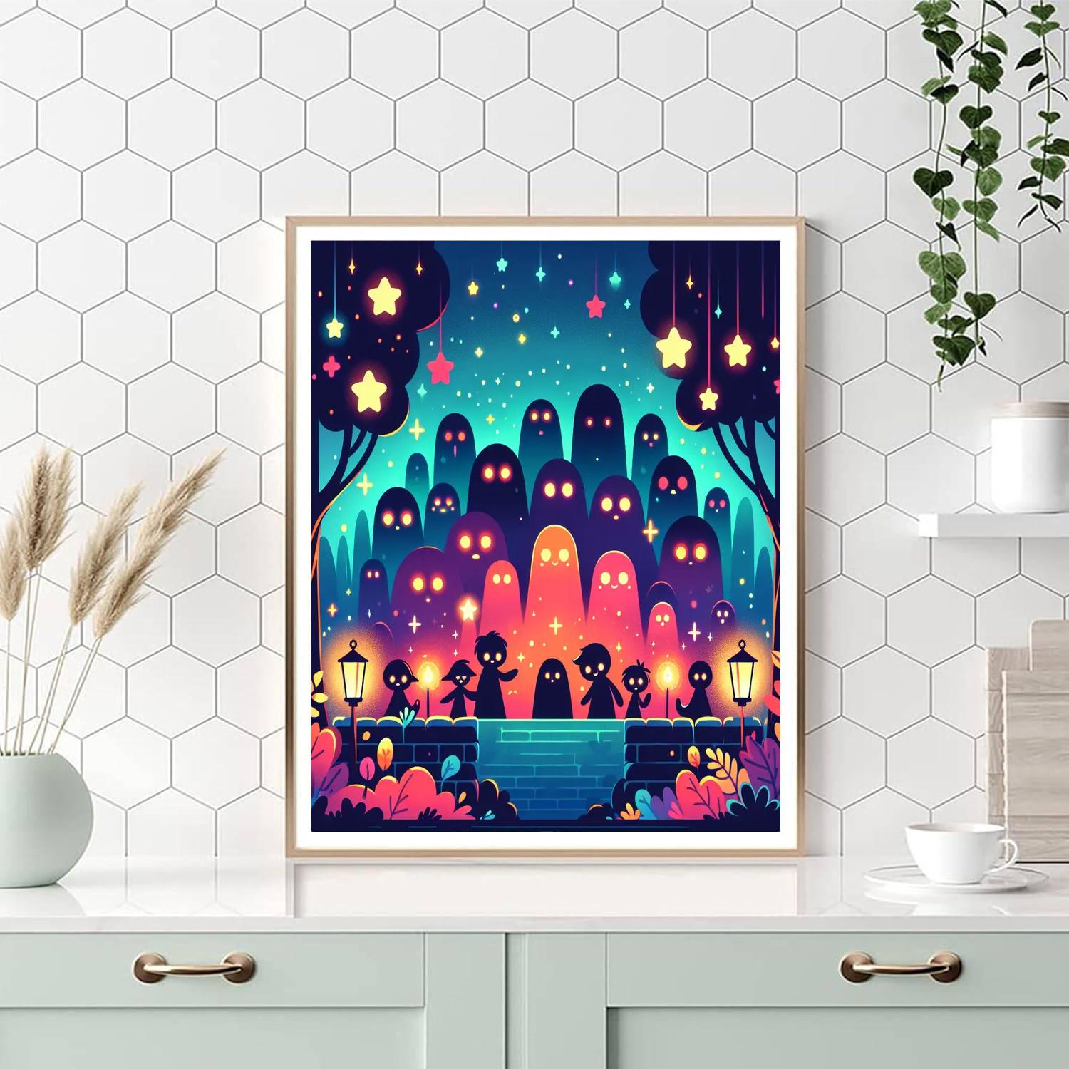 Mystery In The Shadows Painting By Numbers Kit