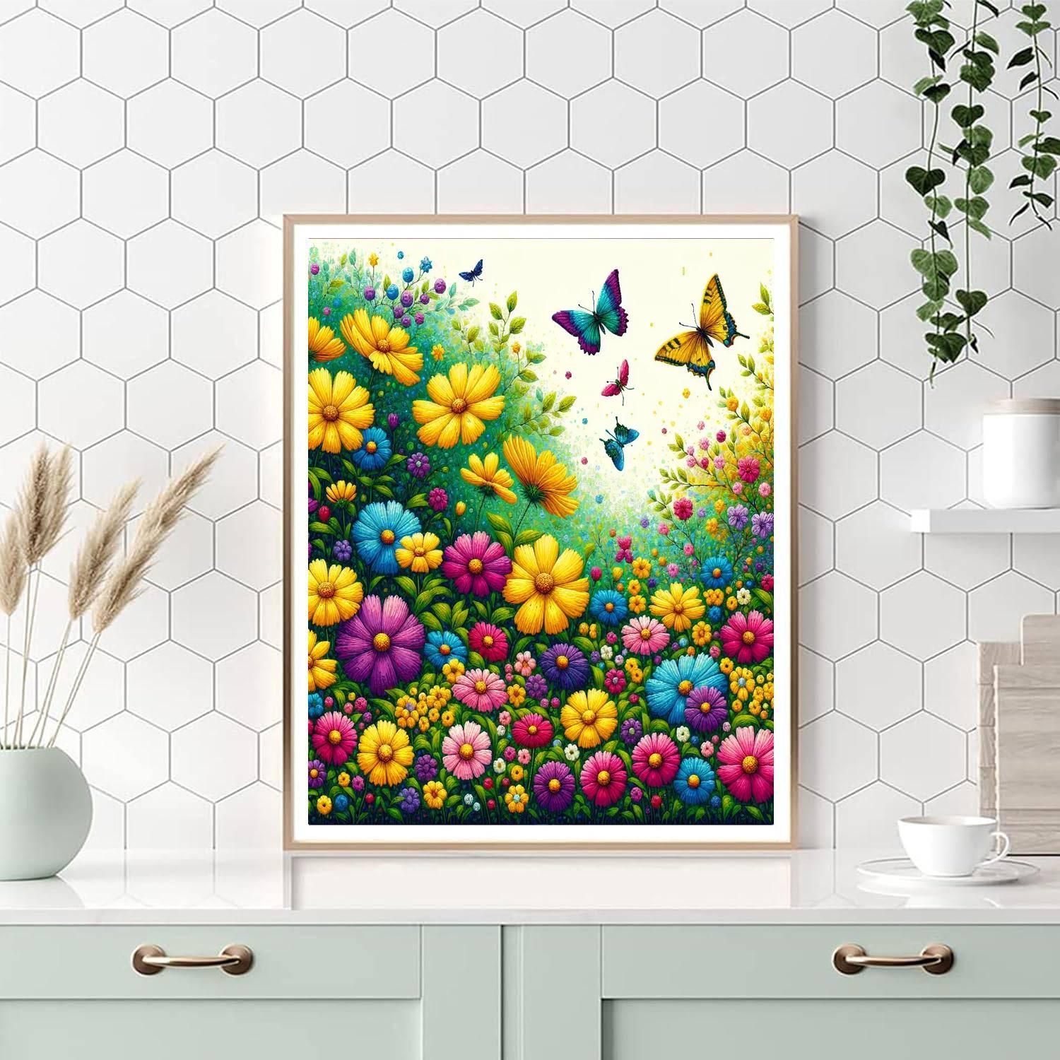 Butterfly Garden Harmony Paint By Numbers