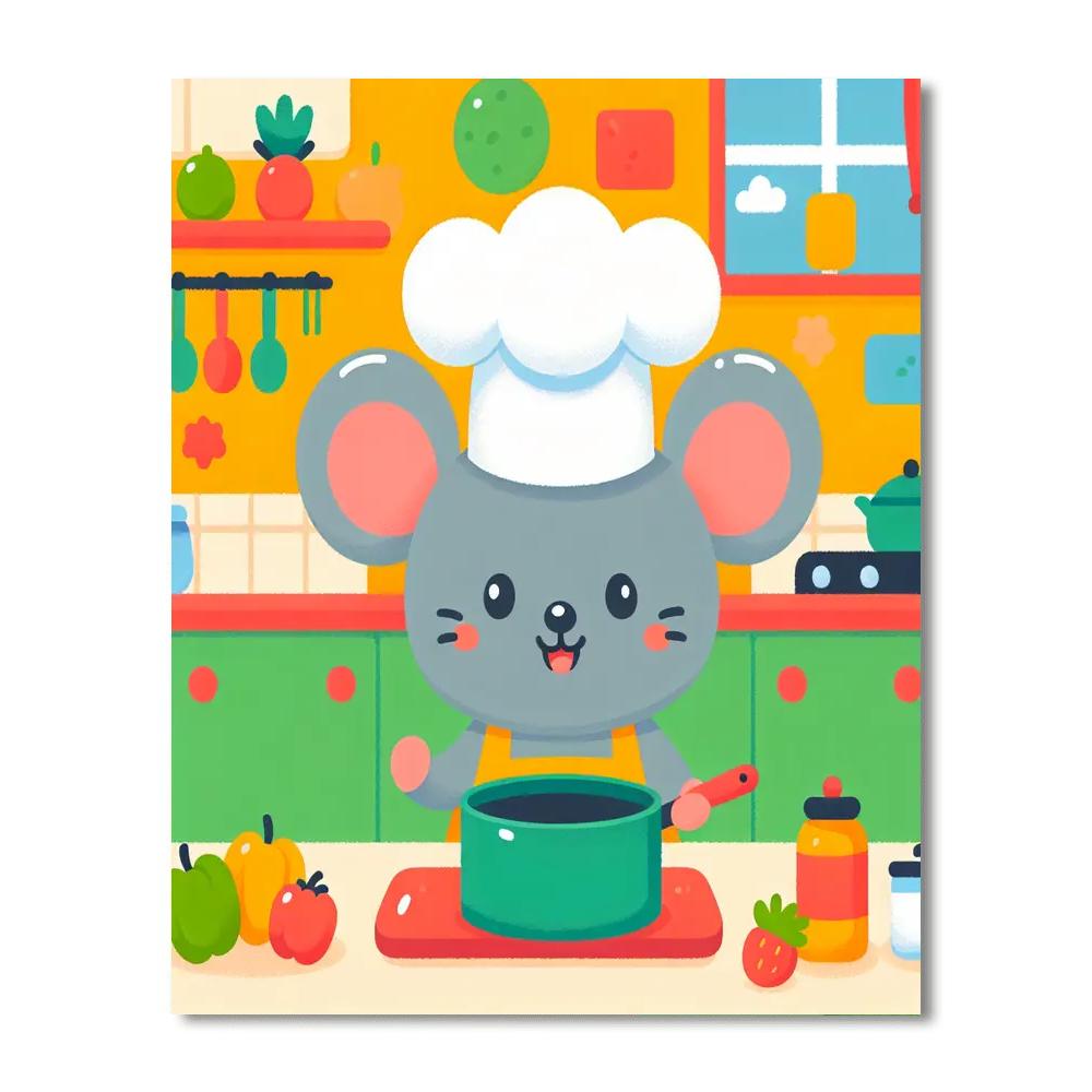 Cheery Little Mouse Numbered Painting Kits