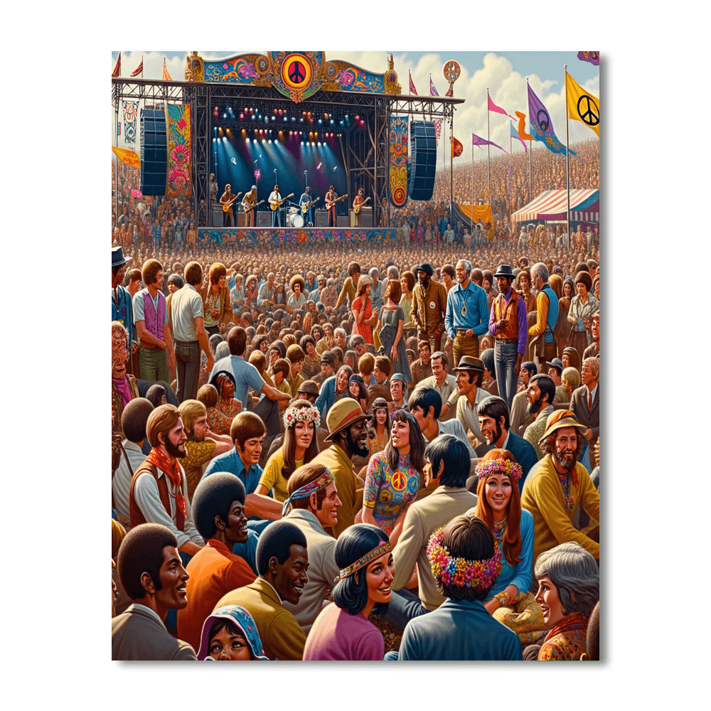 Woodstock - United States Numbered Painting Kits