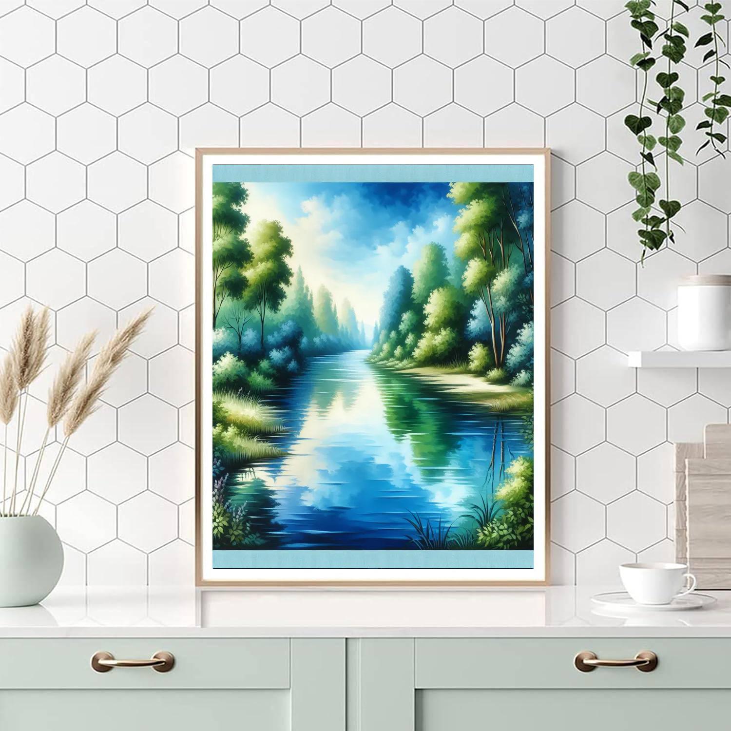 Mystic River Serenity Number Painting