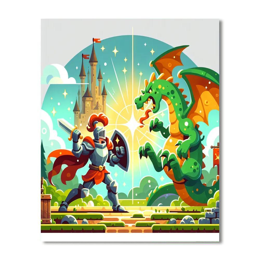 Epic Hero's Journey DIY Paint By Numbers