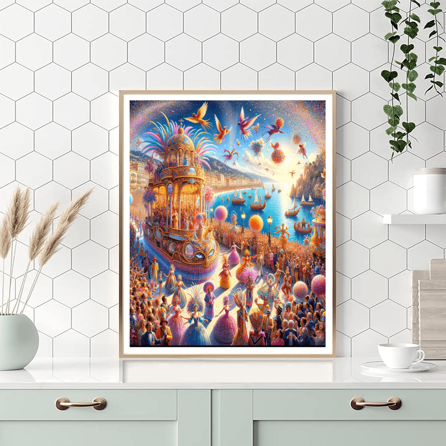 Carnaval De Nice - Nice, France Paint By Color