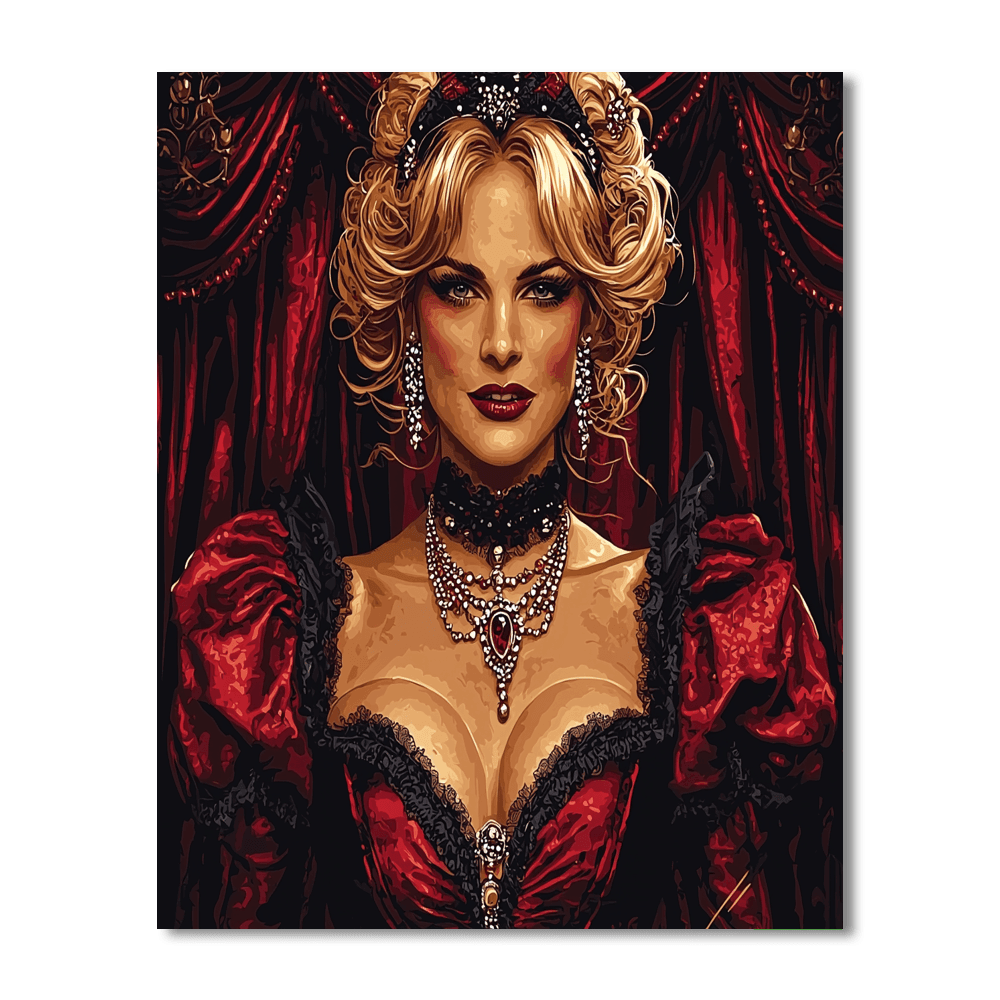 Nicole Kidman: Radiance From Moulin Rouge To The Heights Of Artistry Painting Number Kit