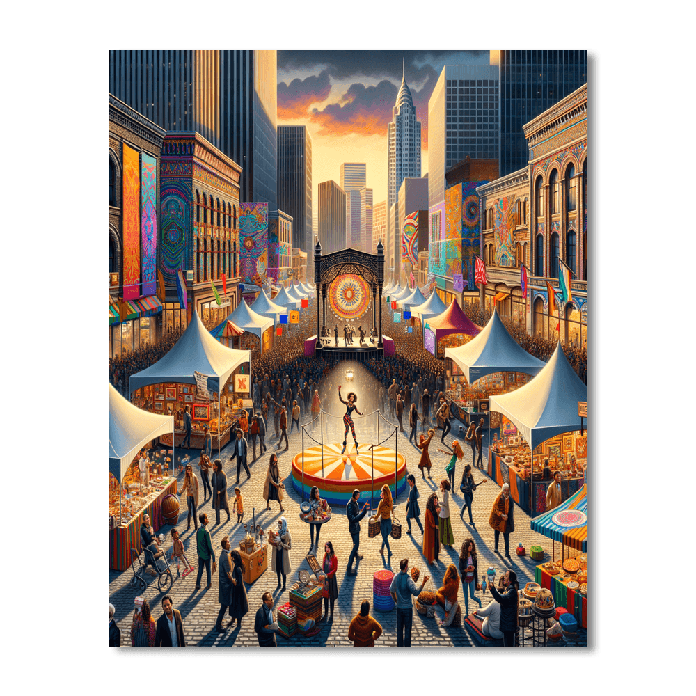 Fringe World Festival - Perth Number Painting