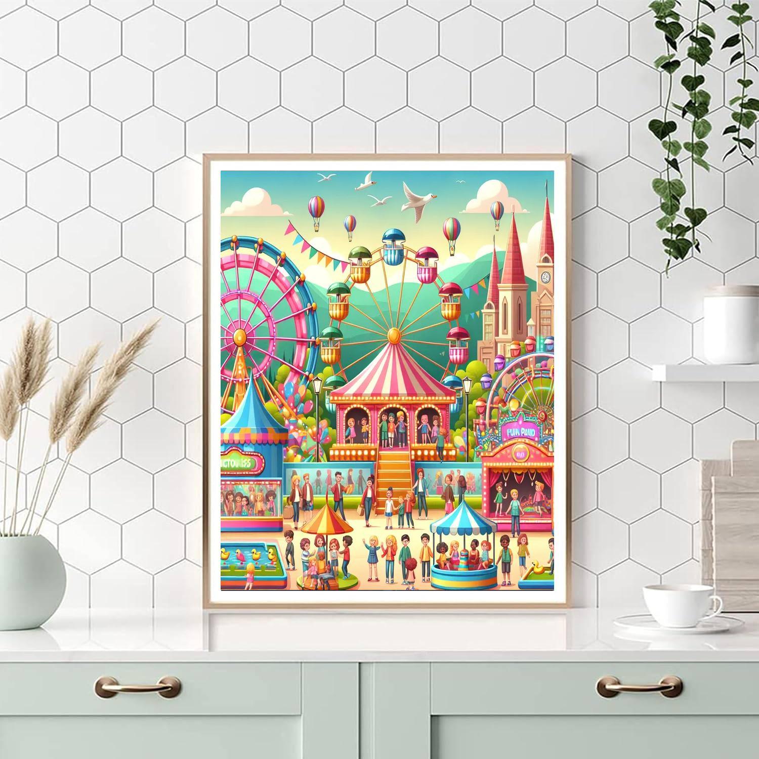 Lively Carnival Fun Paint By Numbers Kits