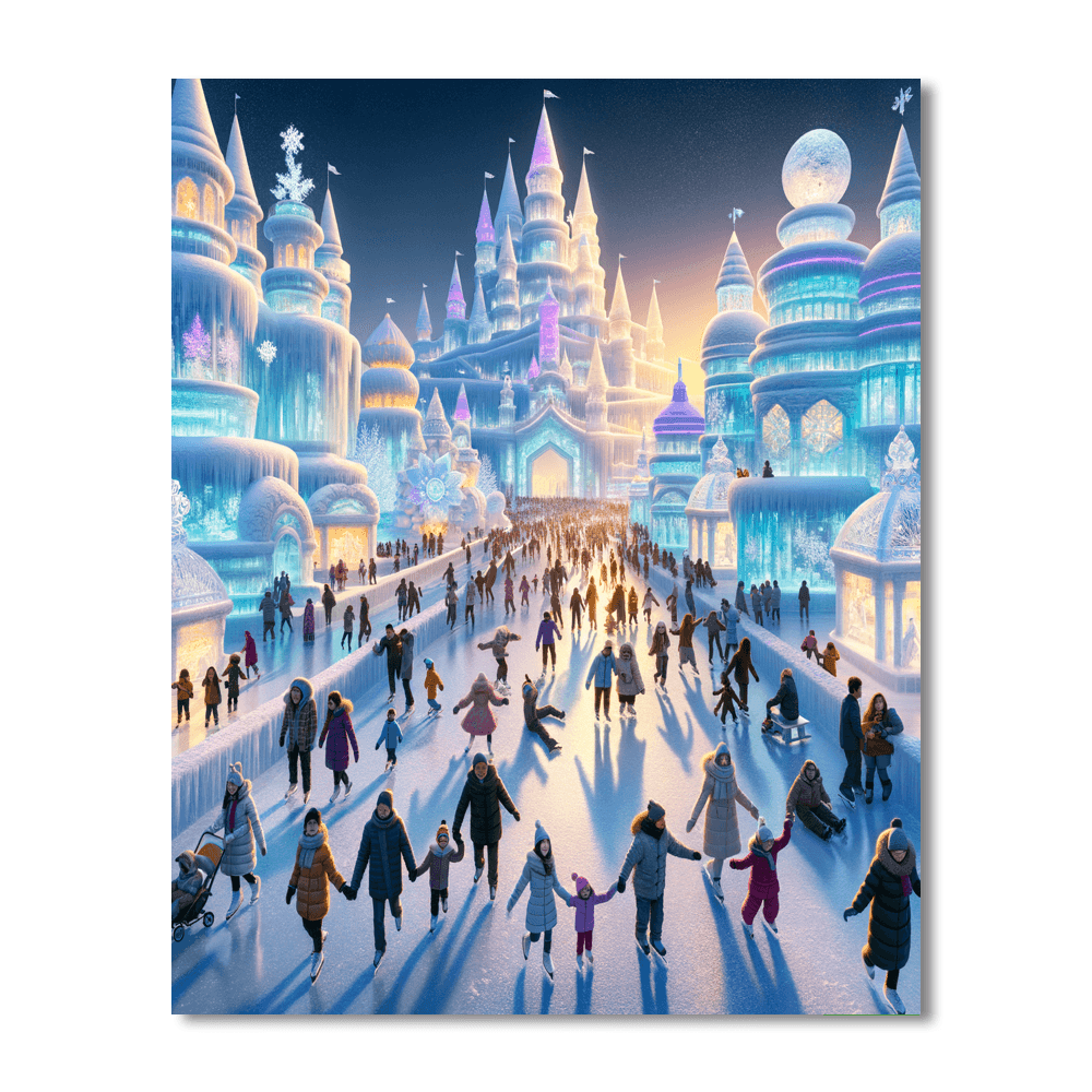 Harbin International Ice And Snow Festival Paint By Number