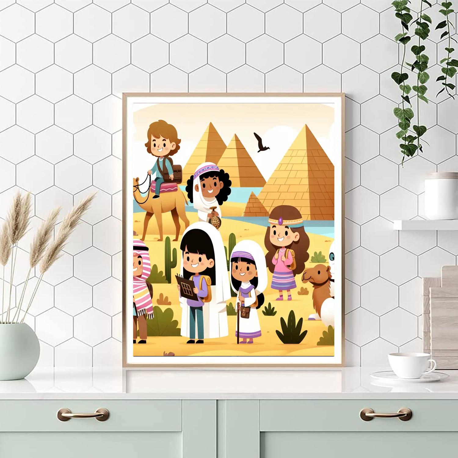 Mystic Desert Adventure Number Painting