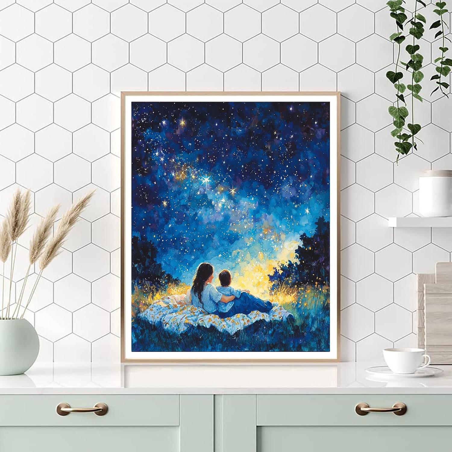 Joyful Moments Under The Stars Number Painting