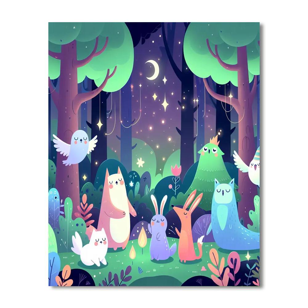 Fairytale Forest Festival Paint By Color
