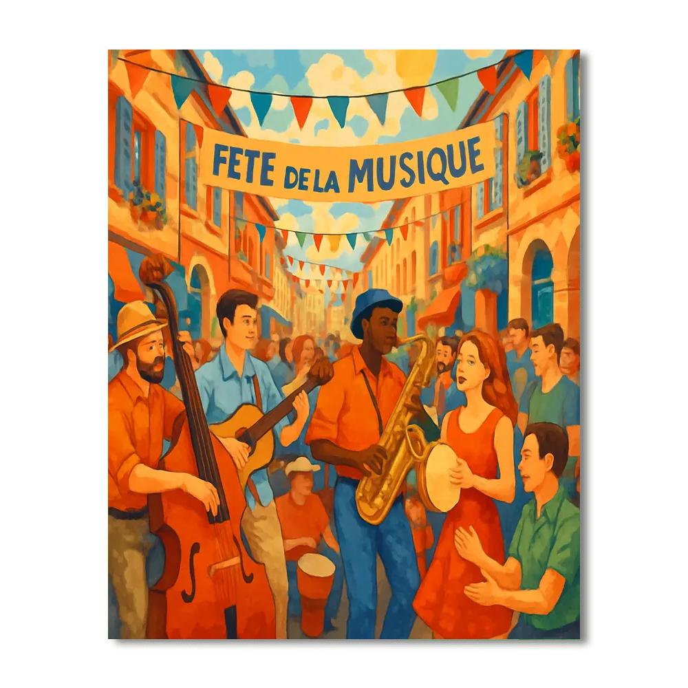 Festival Of Music Painting By Numbers Kit