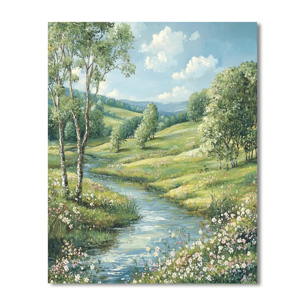 John Constable Inspired Gentle Reflections Of Nature  Paint By Numbers Kits