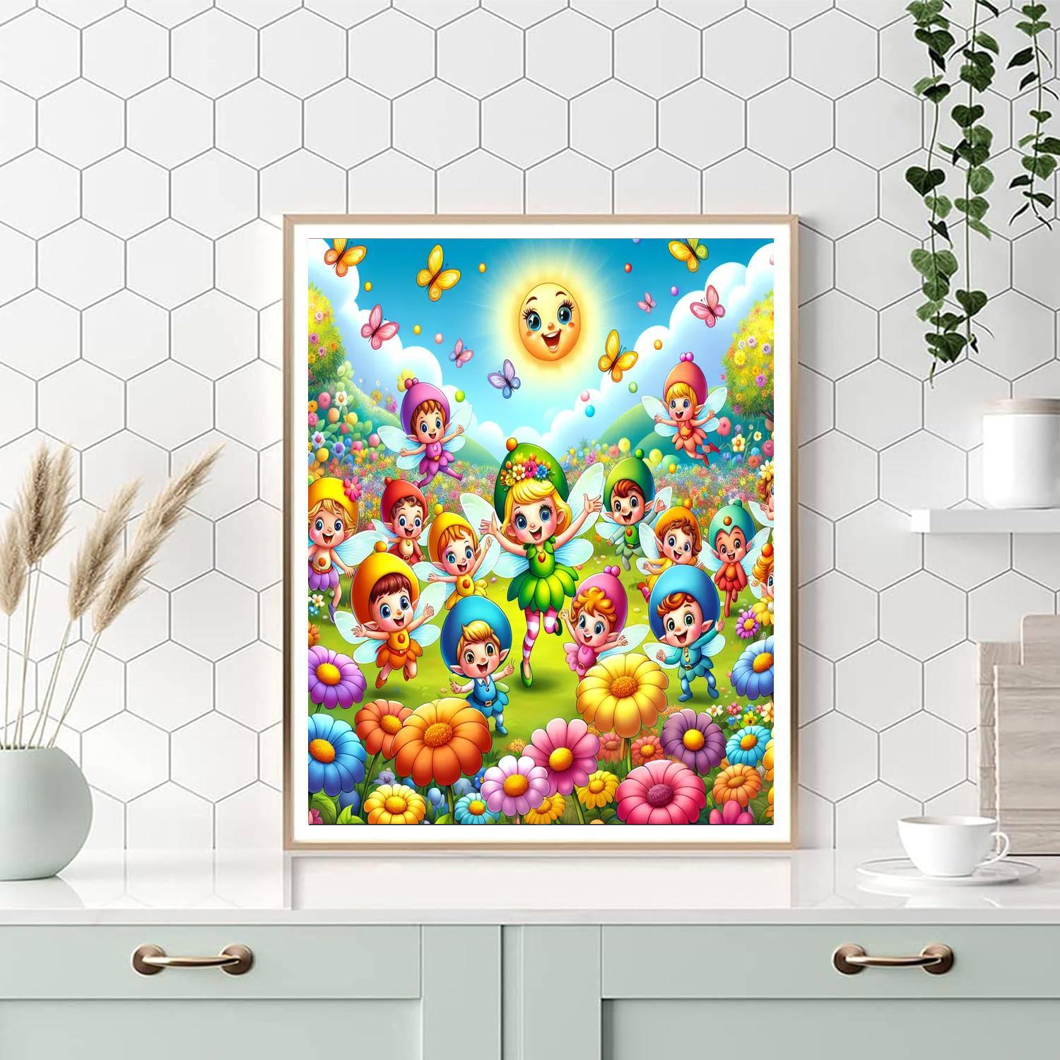 Funky Fairies Paint By Color