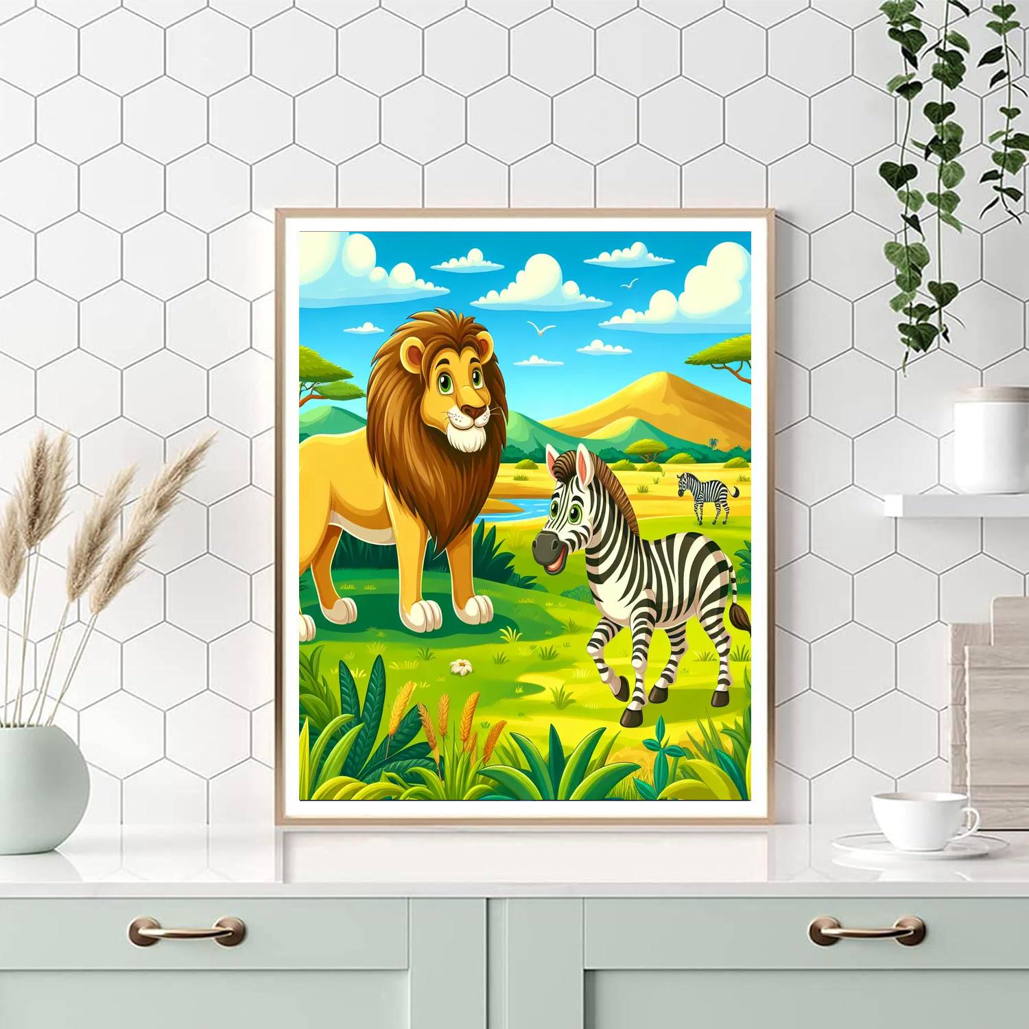 Wildlife Explorer Expedition Numbered Painting Kits