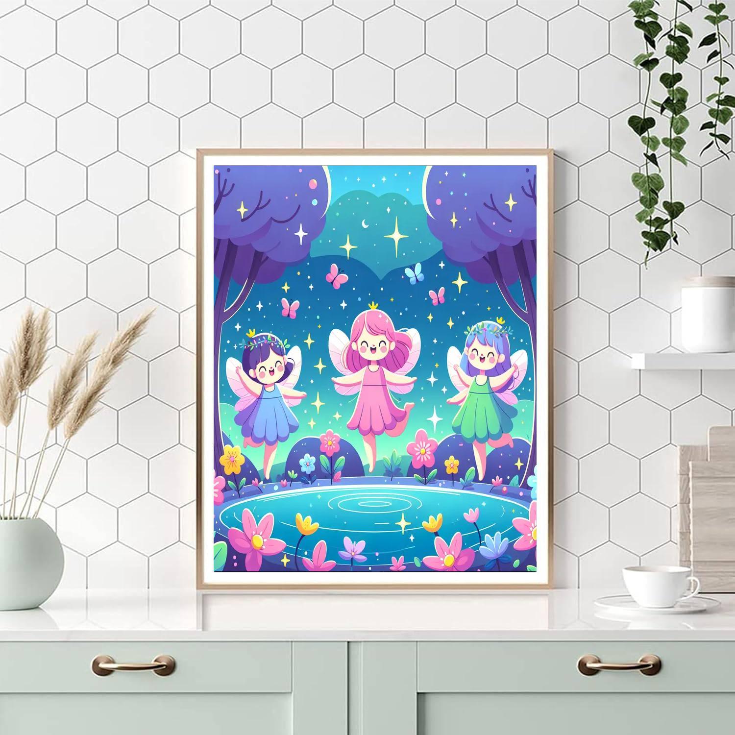 Mystical Fairy Pond Paint By Number