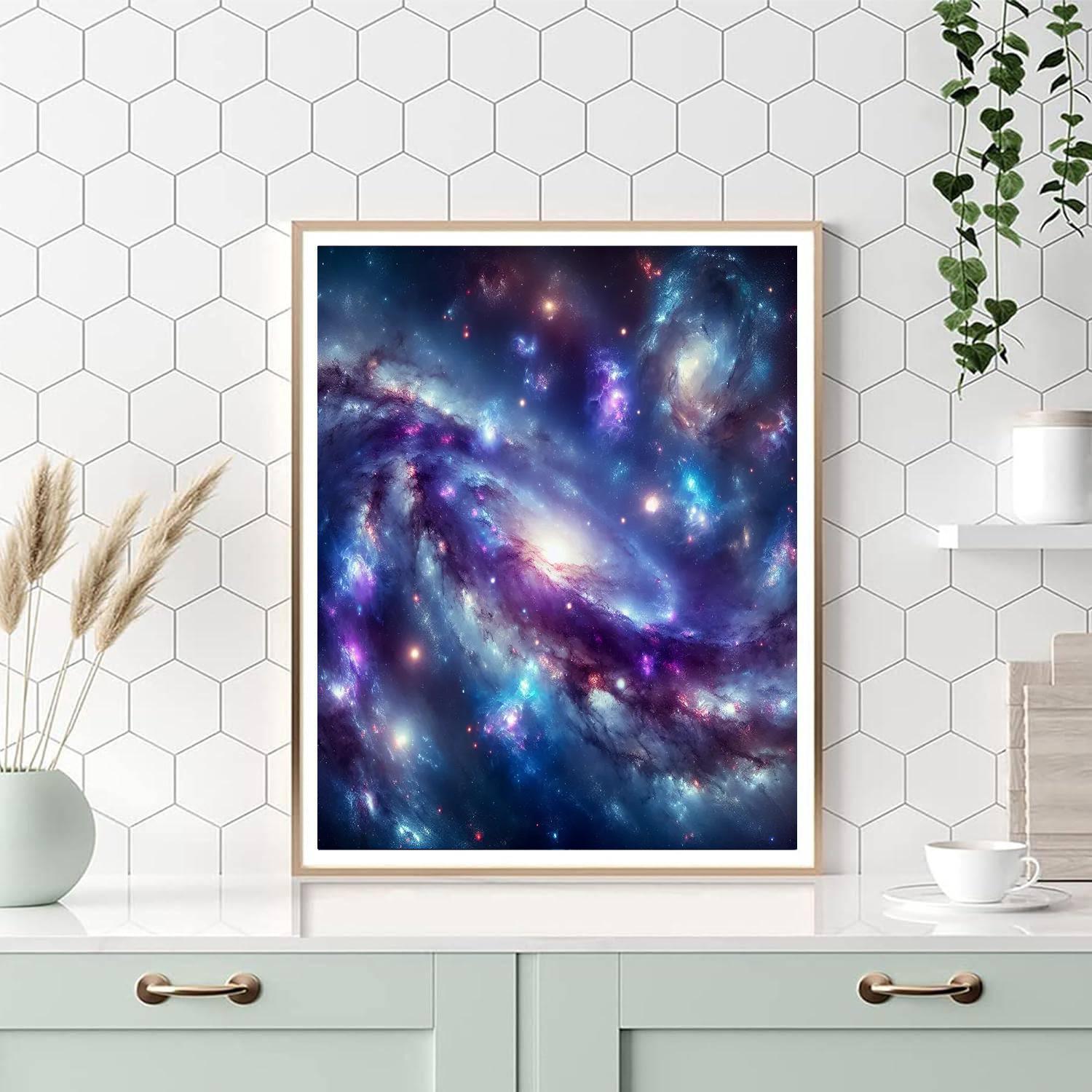 Cosmic Celestial Ballet Painting By Numbers Kit
